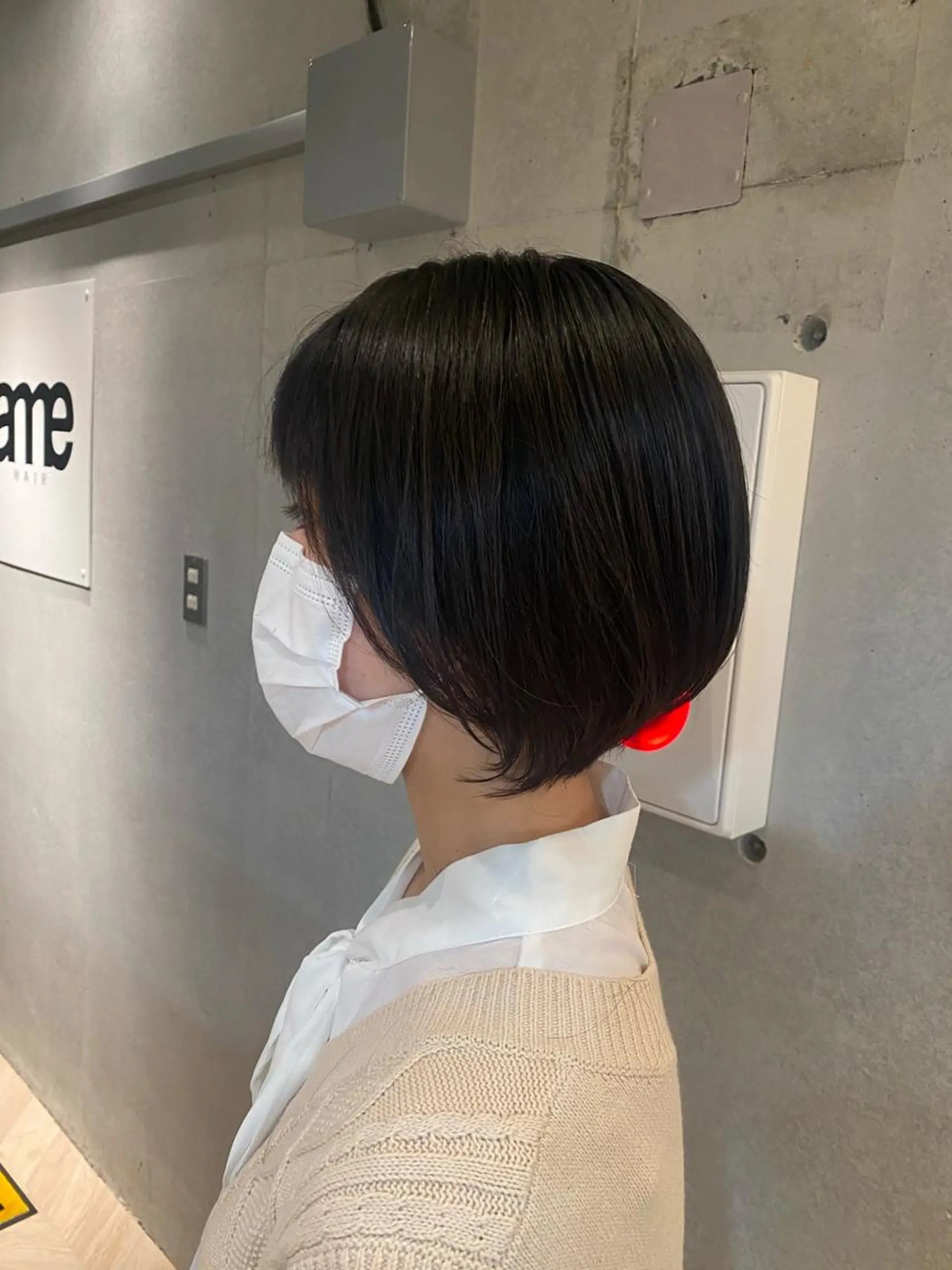 ショート ショートボブ ボブ 似合わせカット ショートヘア カット ヘアカラー トリートメント 西山 恵太郎のヘアスタイル