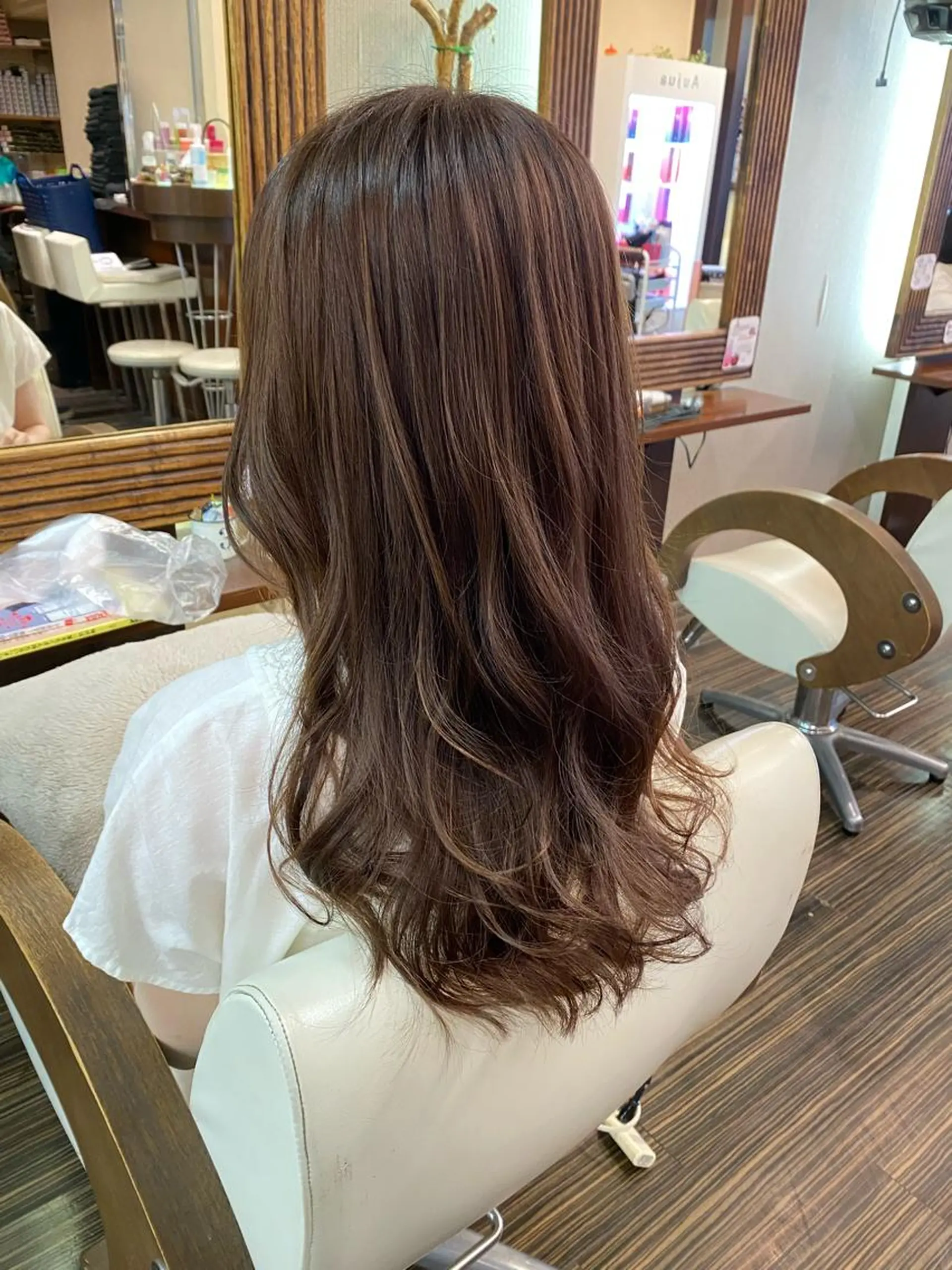 ロング カラー ヘアアレンジ 加藤 瑠美のヘアスタイル