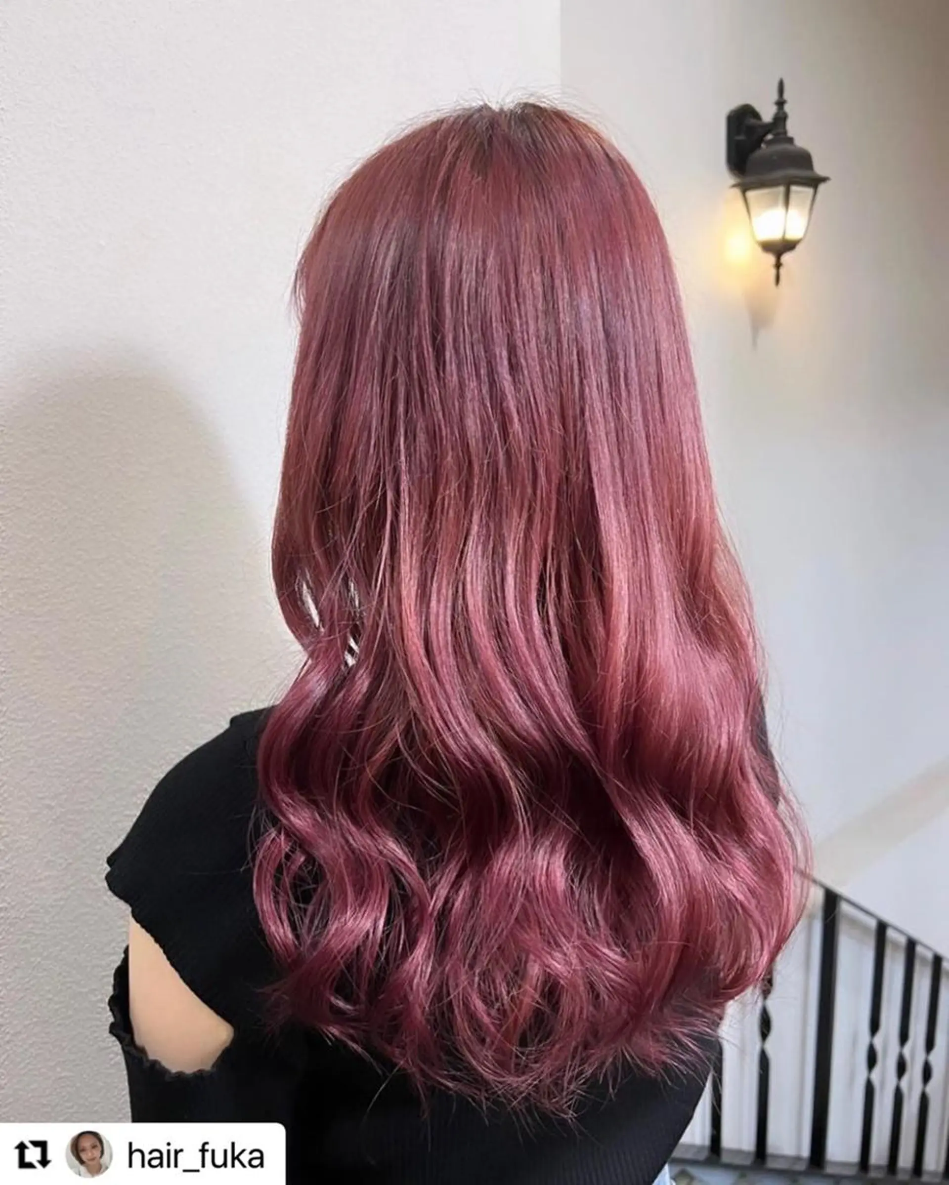 ミディアム カラー メンズ ピンクカラー 🩷Eny terrace🩷のヘアスタイル