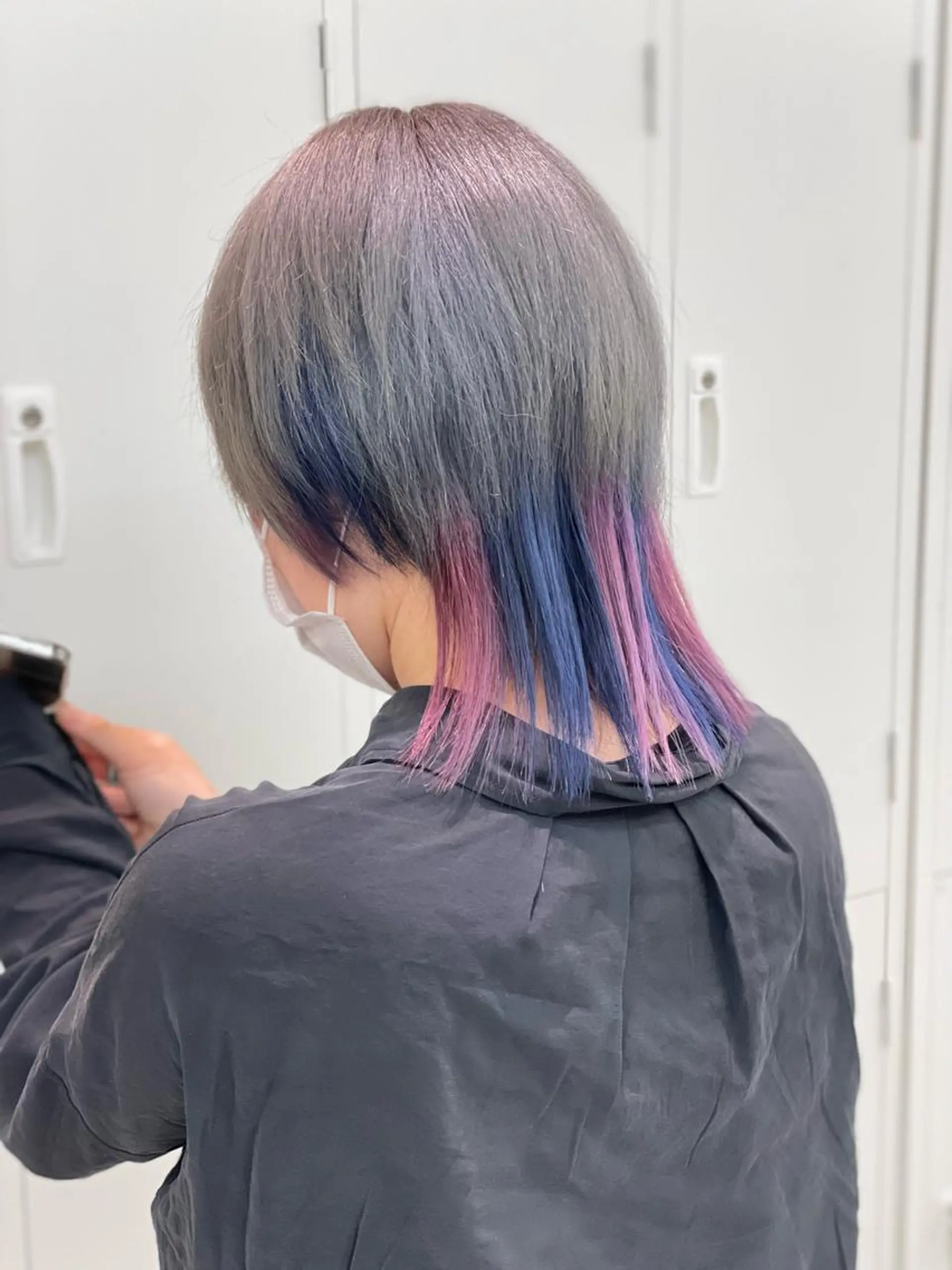 ミディアム カラー ショーヤ/ブリーチ /エクステのヘアスタイル