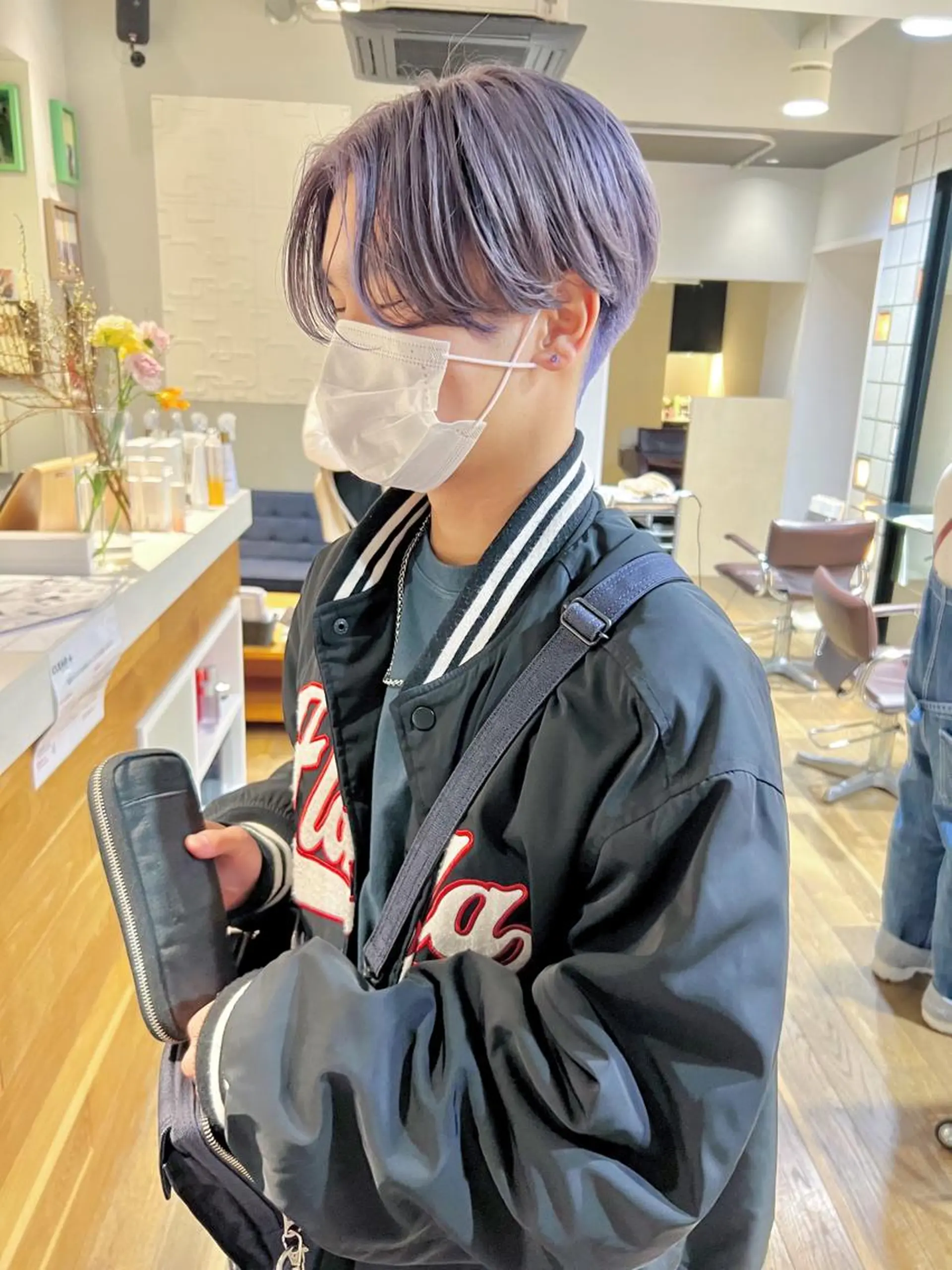 カラー メンズ カット メンズパーマ/フェ ザーパーマ/古川晴輝のヘアスタイル