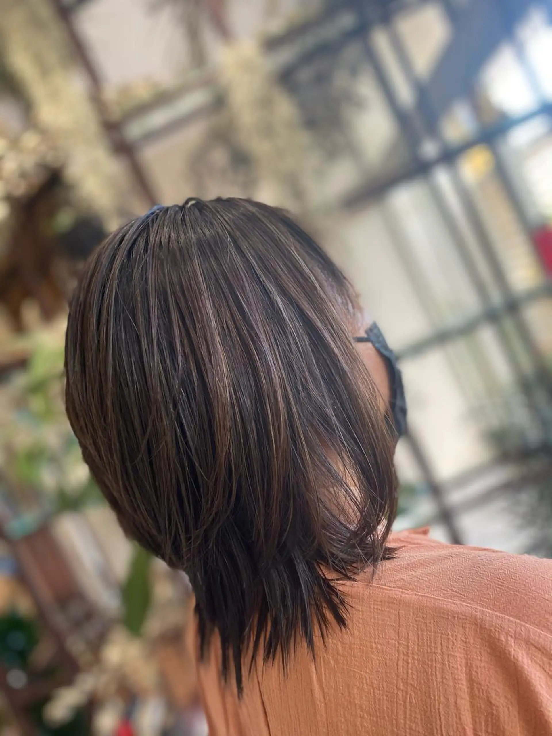 ミディアム カラー ハイライトカラー ハイライト ヘアカラー Style Tのヘアスタイル