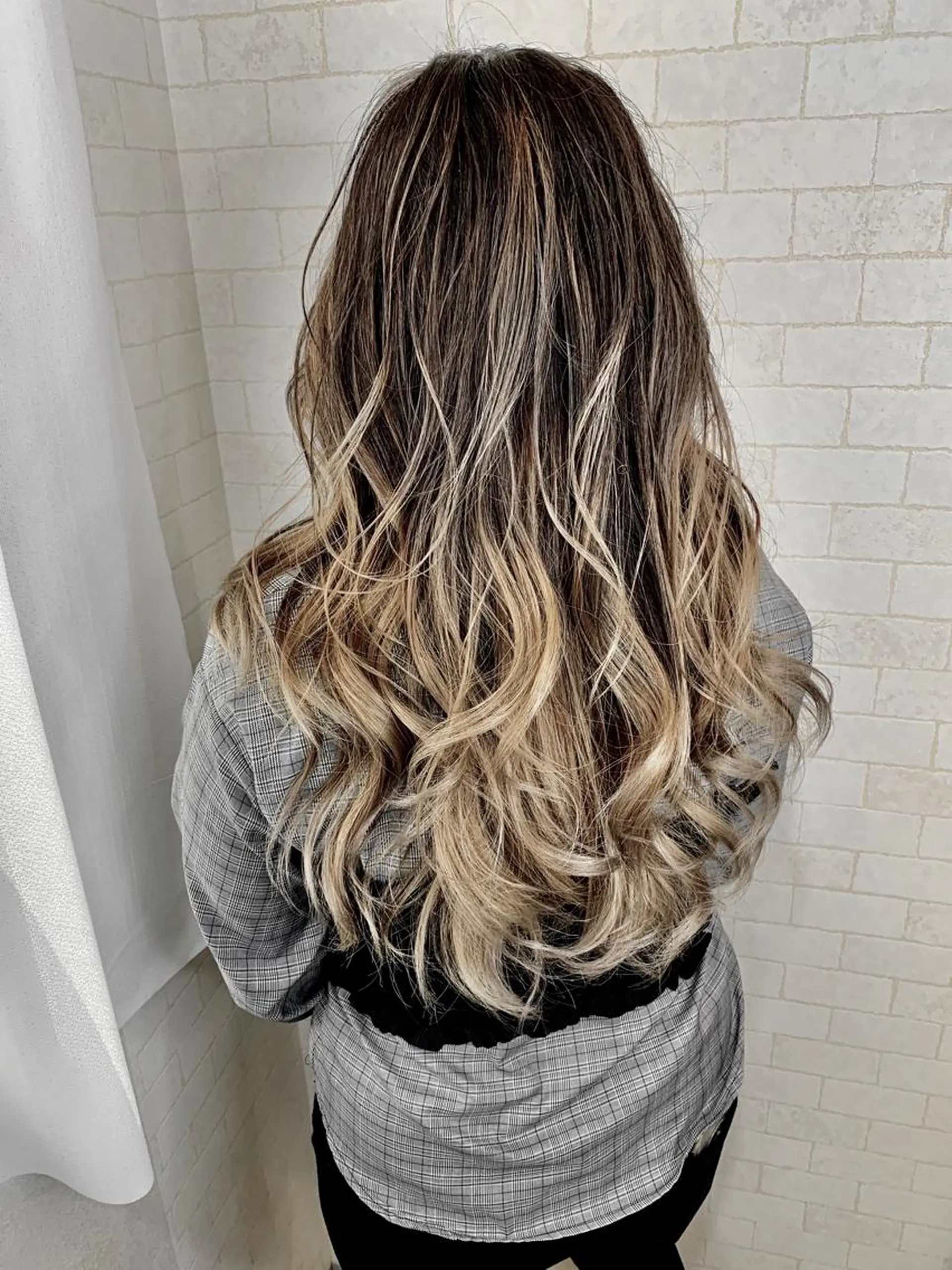 セミロング カラー 神野 雅樹のヘアスタイル