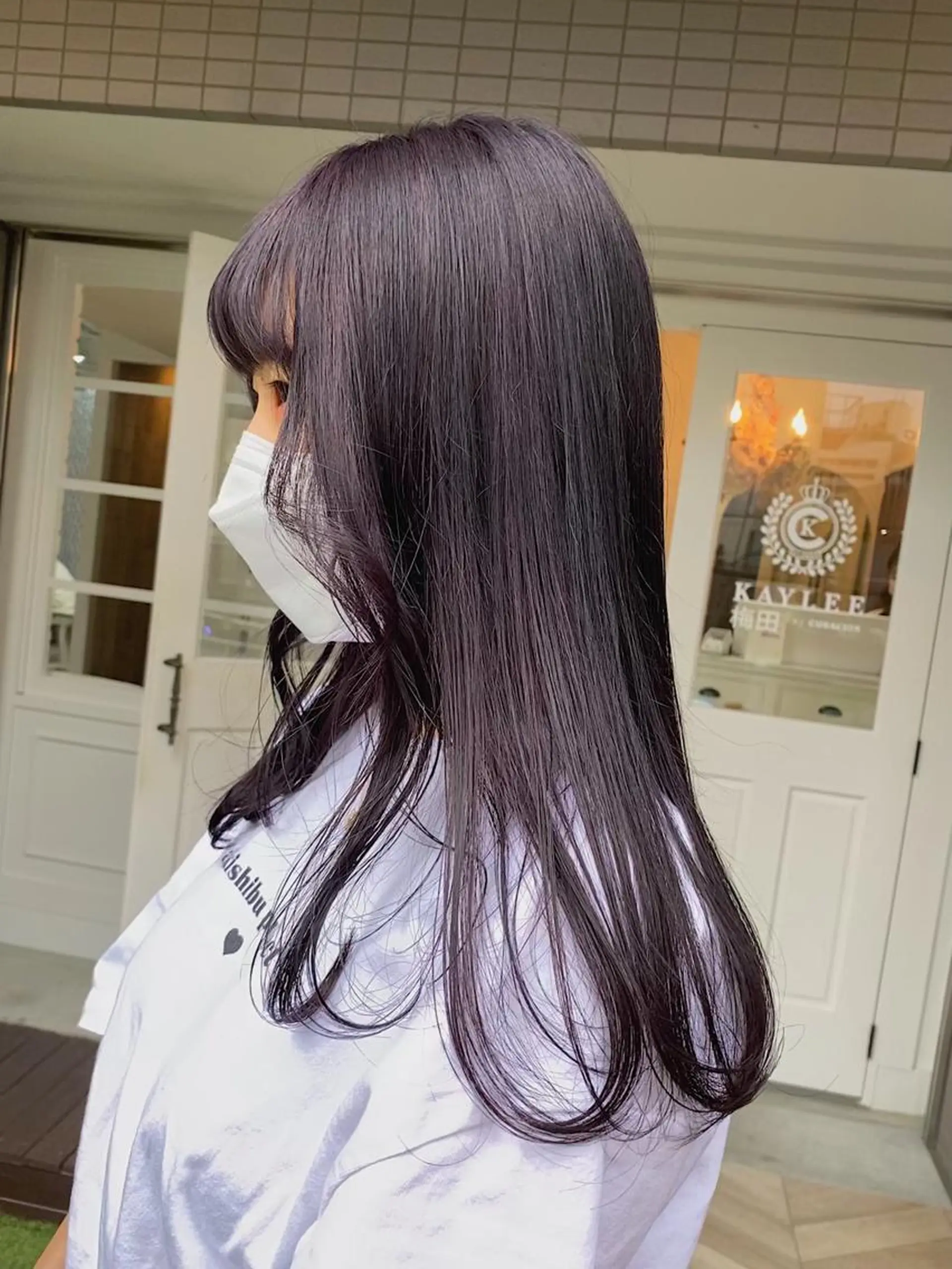 ロング カラー ヘアアレンジ 🧡梅田ハイトーン カラー🧡runaのヘアスタイル