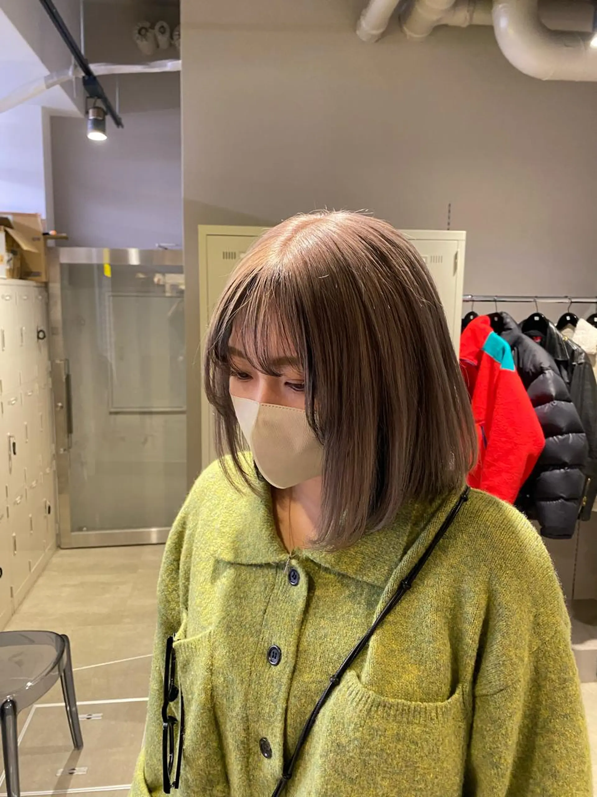 ロング カラー ヘアカラー ヘアセット 韓国/トレンド レイヤー【101】のヘアスタイル