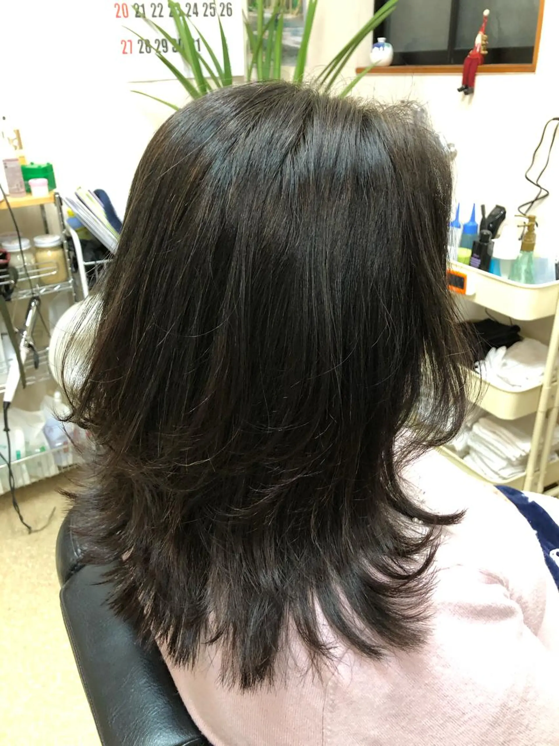 セミロング 石塚 浩のヘアスタイル