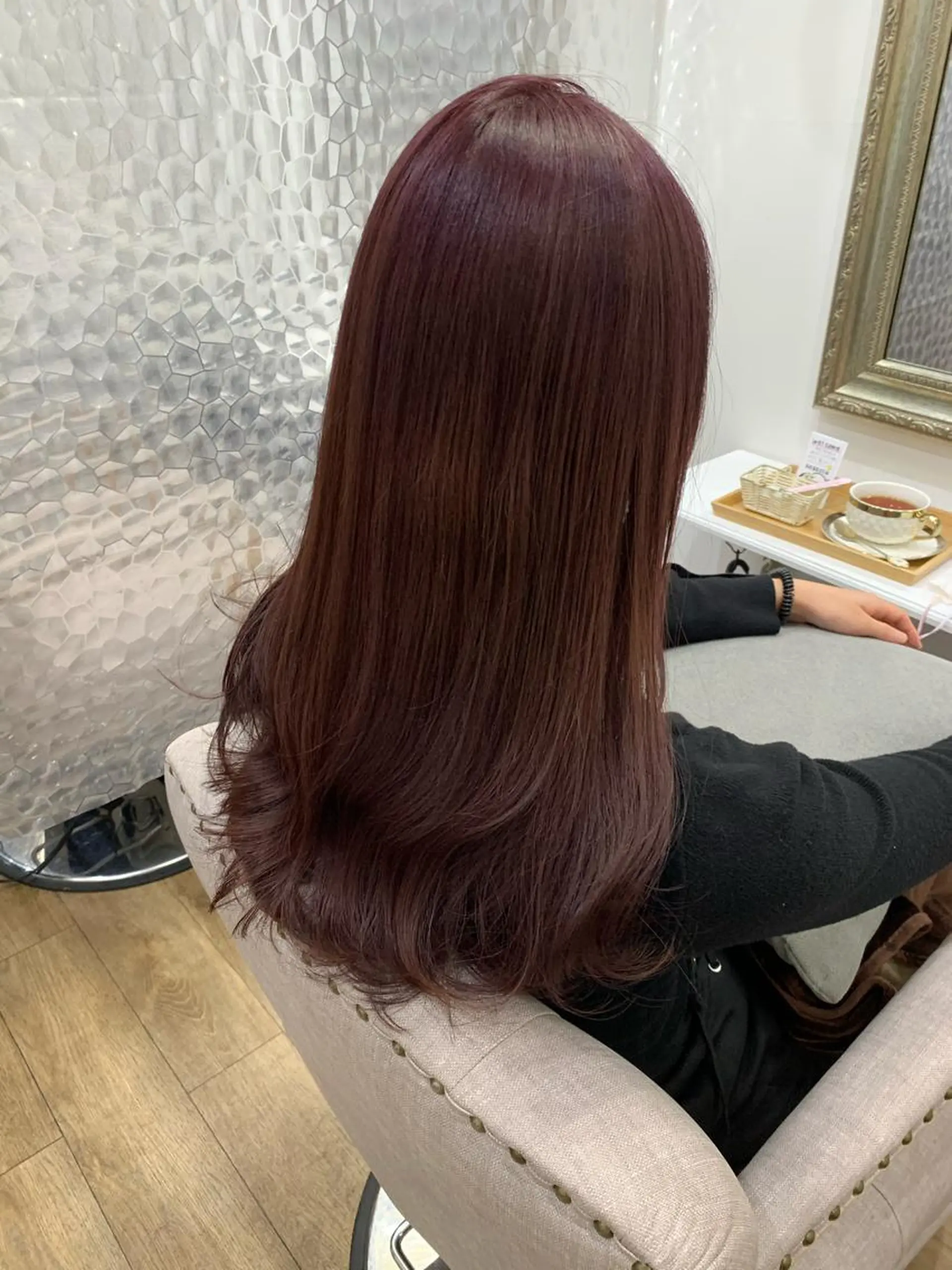 ロング カラー カット ヘアカラー トリートメント salowin梅田所属・レイヤー/顔周り /AKARIのヘアスタイル