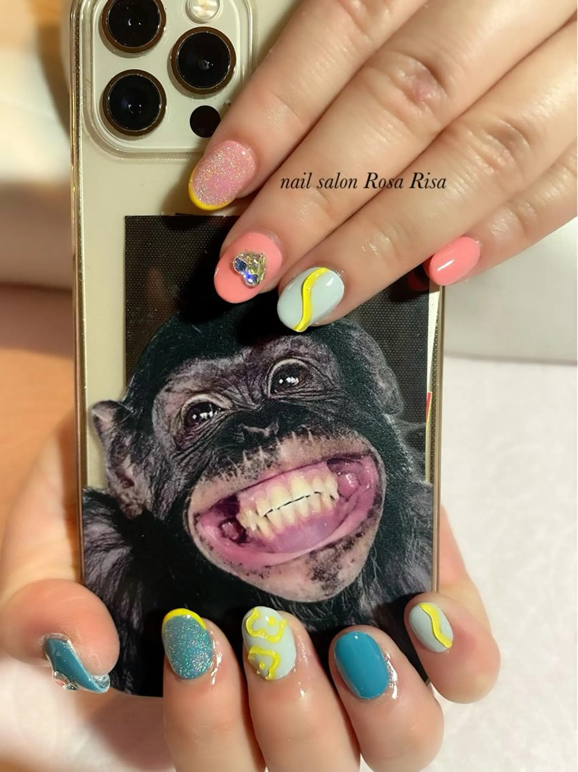 ショート ネイル ネイルスタジオ シェイクユアハンズのネイルデザイン