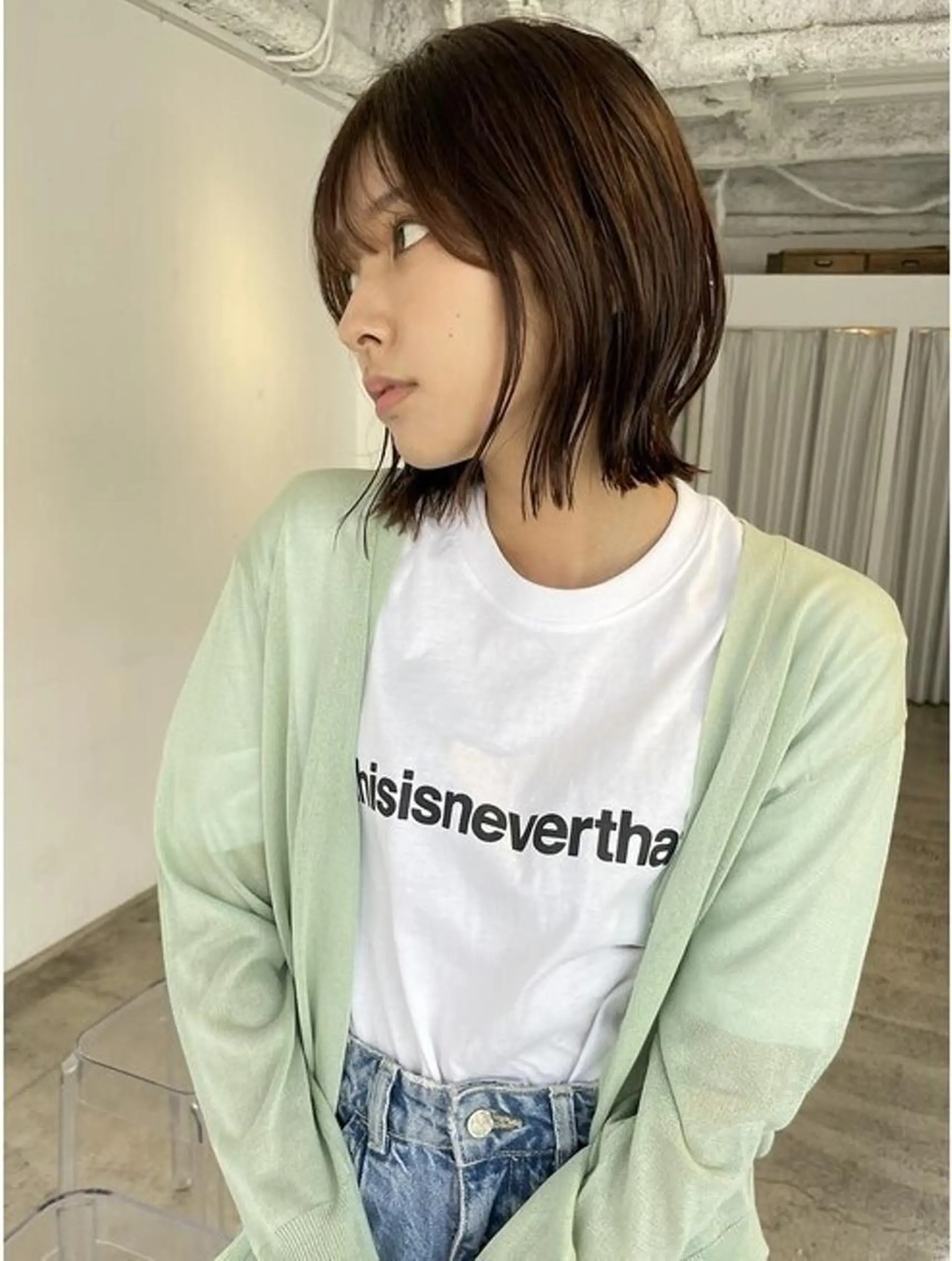 ミディアム Toiro中目黒所属・寄主 洸雅のヘアスタイル