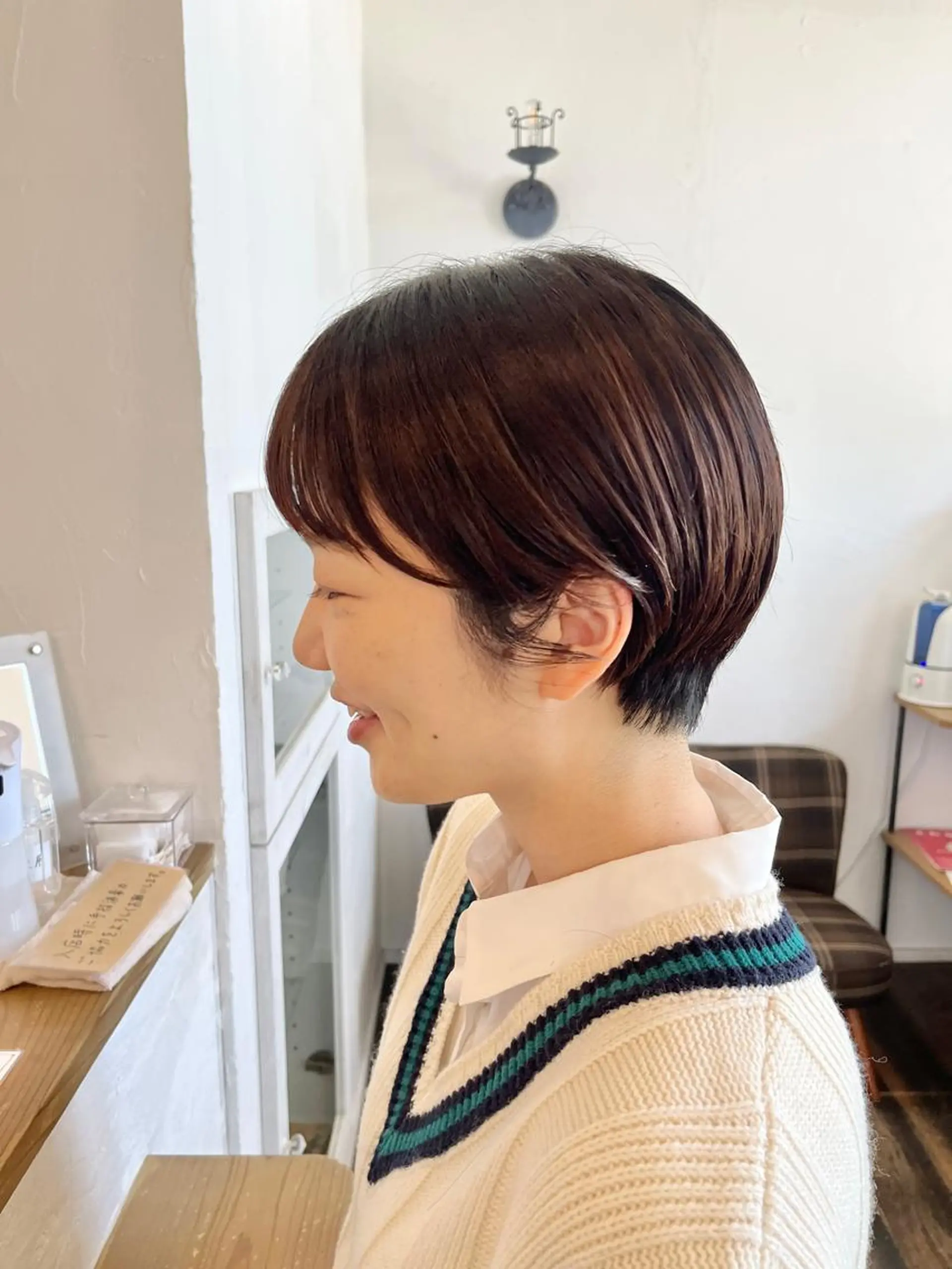 ショート 伊藤ゆかり/髪質改善 /透明感カラーのヘアスタイル