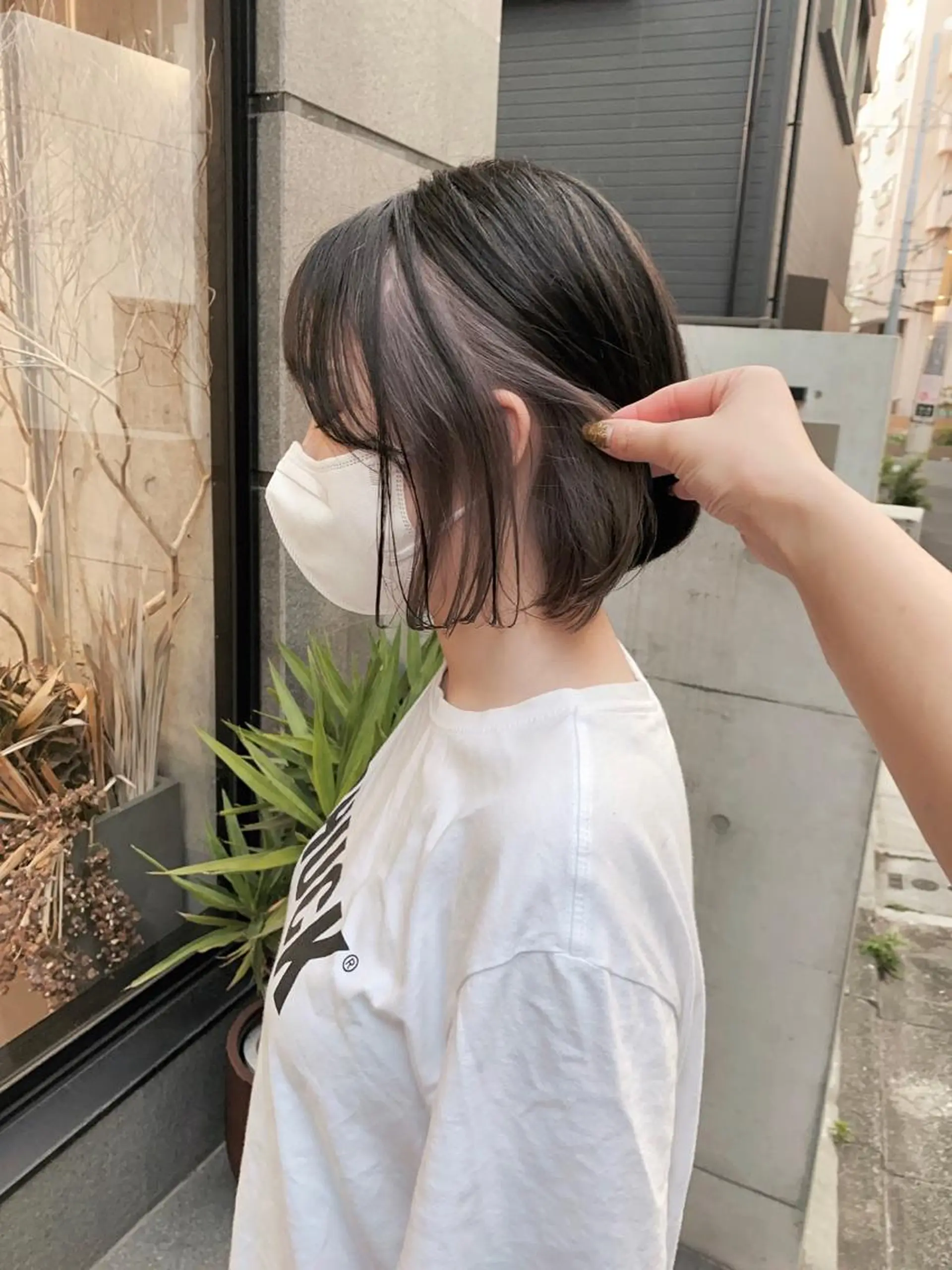 ショート カラー シルバー ヘアカラー トリートメント kaho🧸 / 大人styleのヘアスタイル