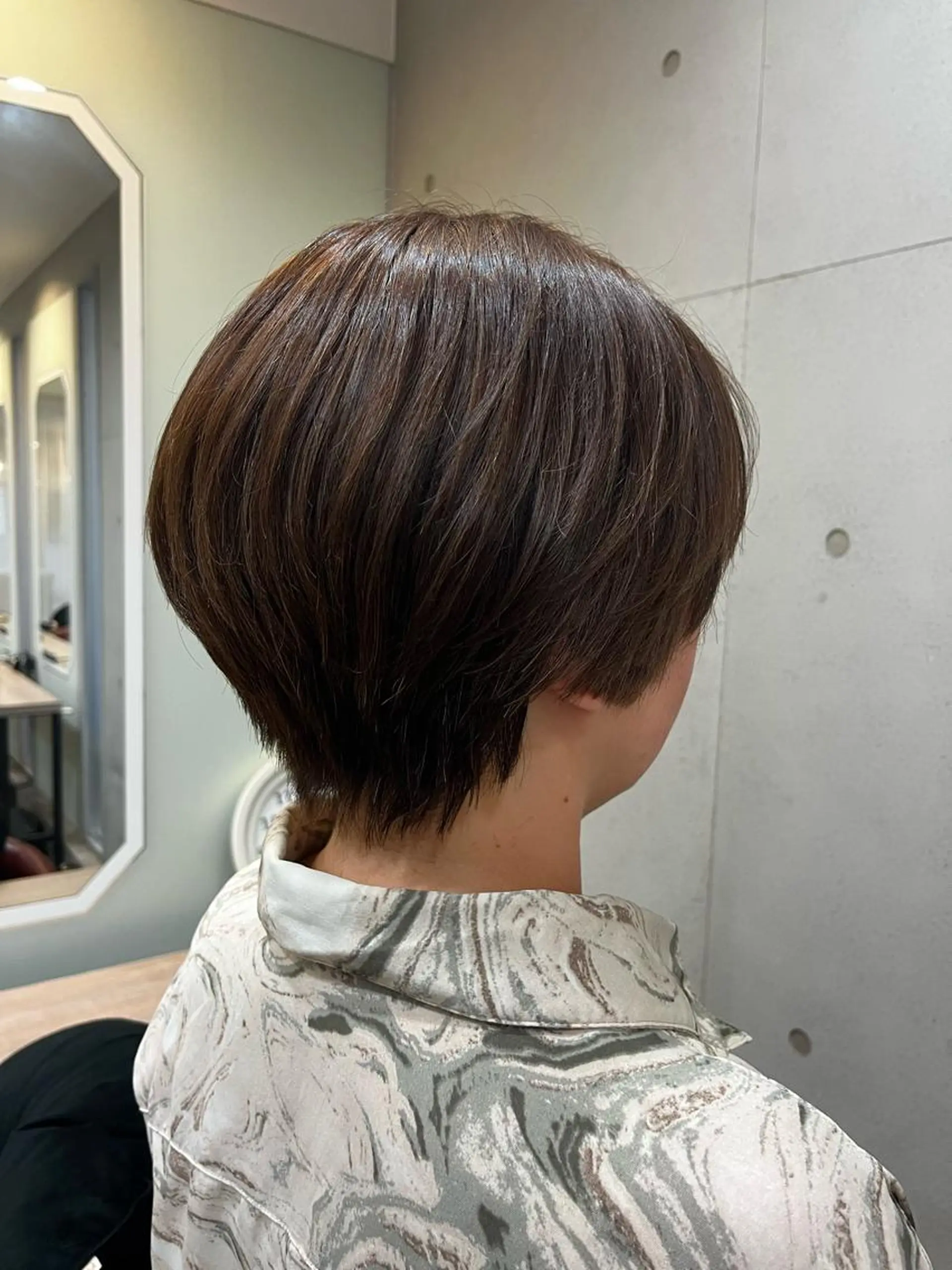 ショート ショートヘア おせ ちさとのヘアスタイル