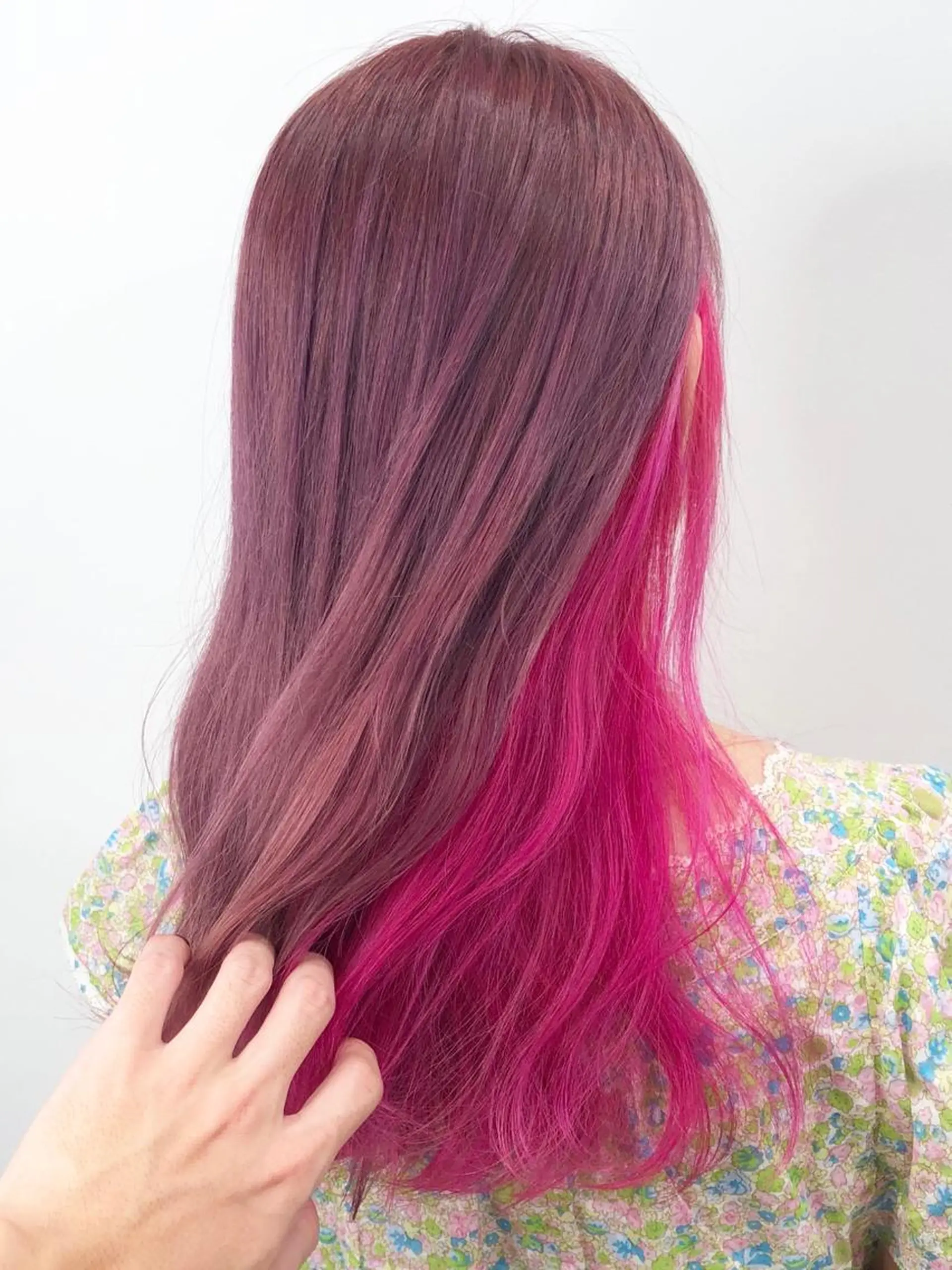 セミロング カラー 🌙HIZUKI🌙 ハイトーン 艶髪のヘアスタイル