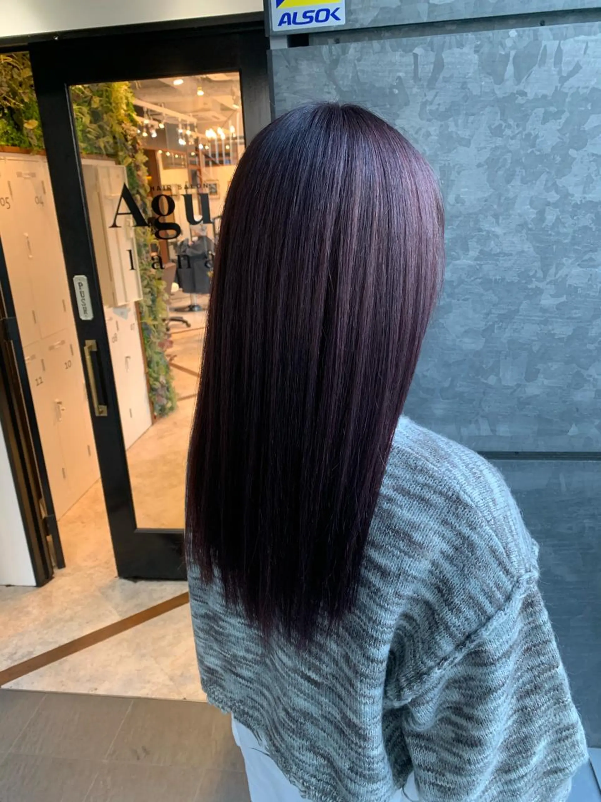 ロング カラー アッシュ バイオレットカラー バイオレットアッシュ 縮毛矯正 カット ヘアカラー トリートメント 髪質改善/白髪ぼかし KENTAのヘアスタイル