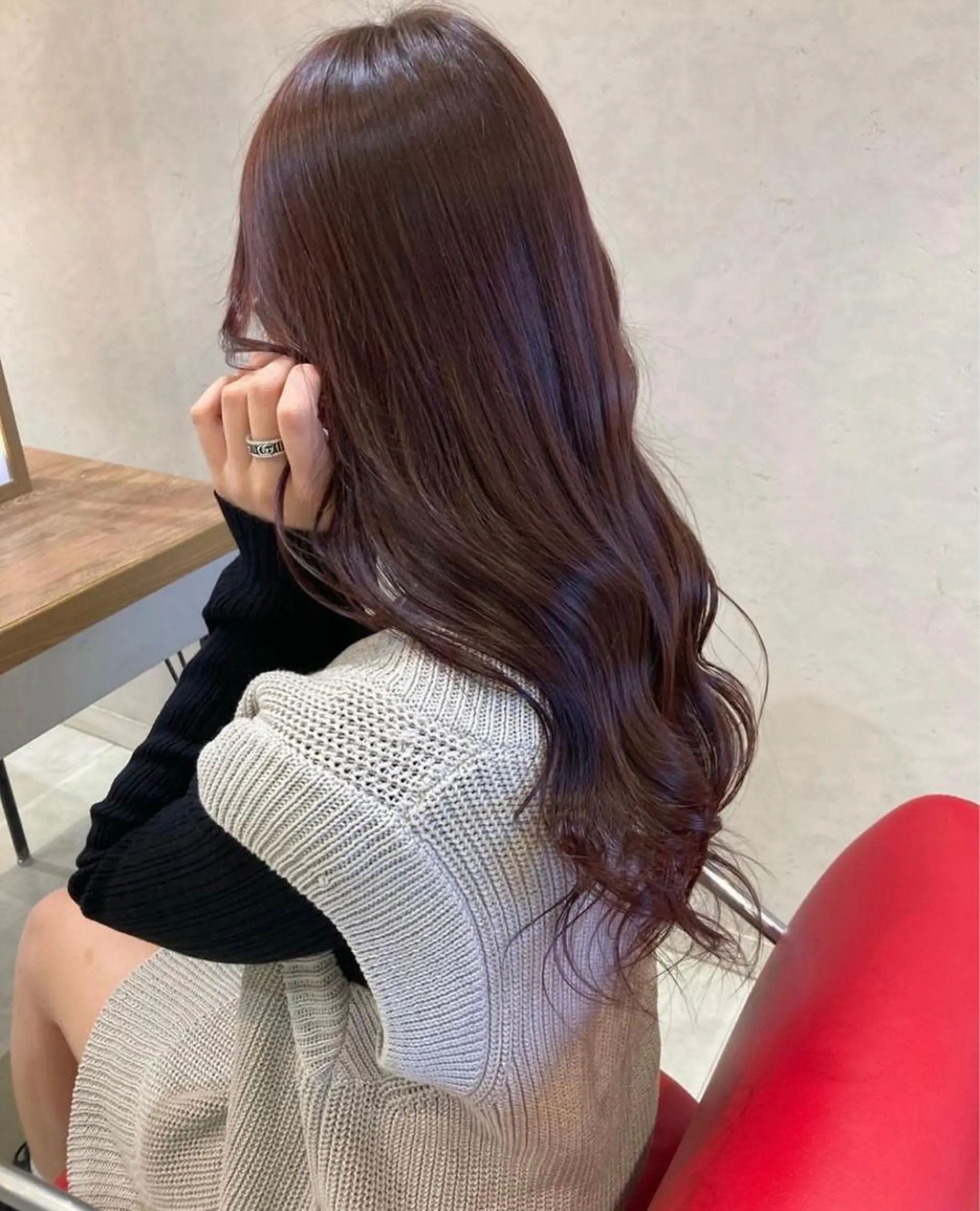 ロング ヘアカラー トリートメント ボブ／ストレート🎀 harukaのヘアスタイル