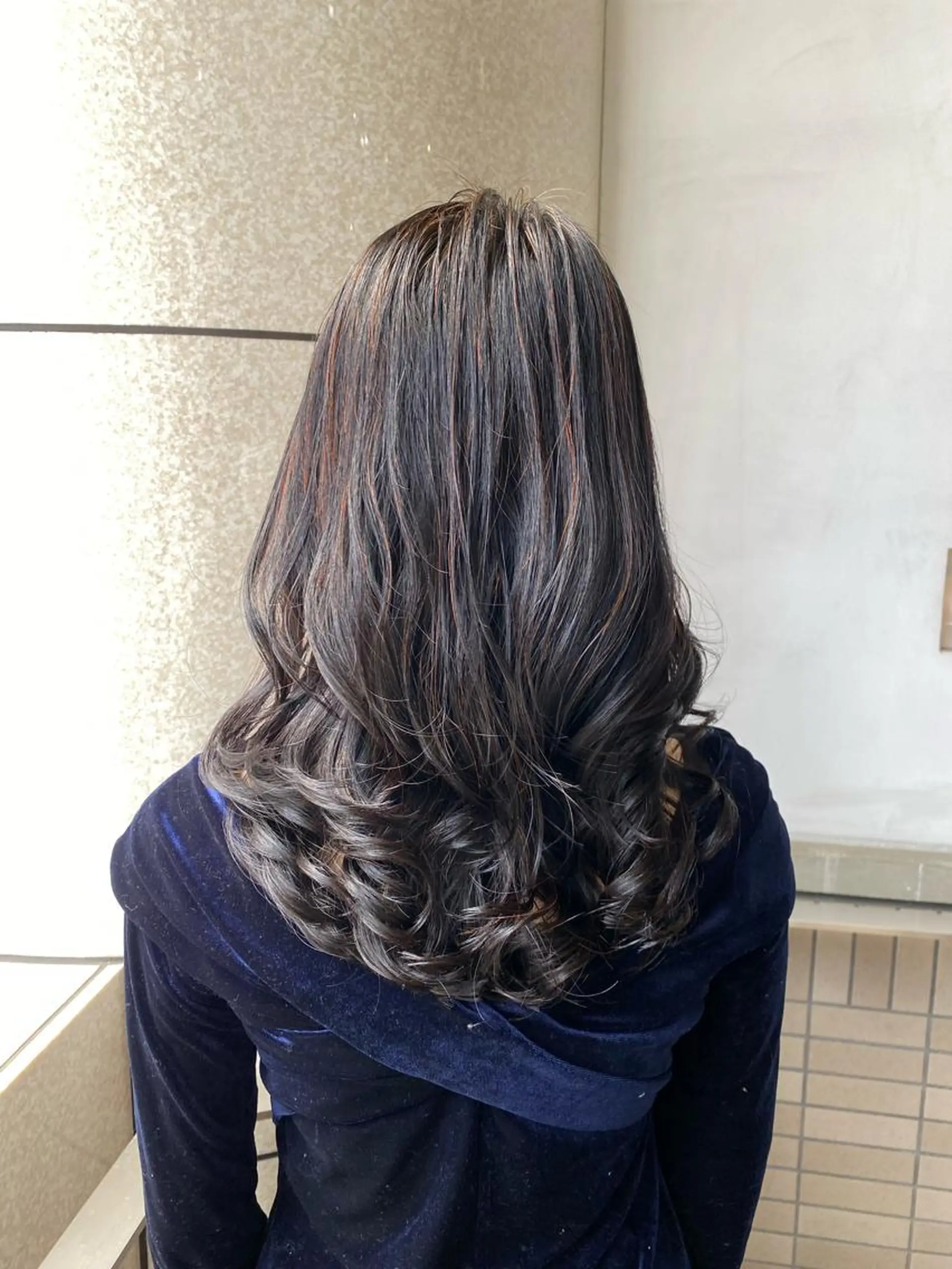 セミロング パーマ セミロングパーマ デジタルパーマ 統括マネージャー/ 髪のドクター/前原悟のヘアスタイル