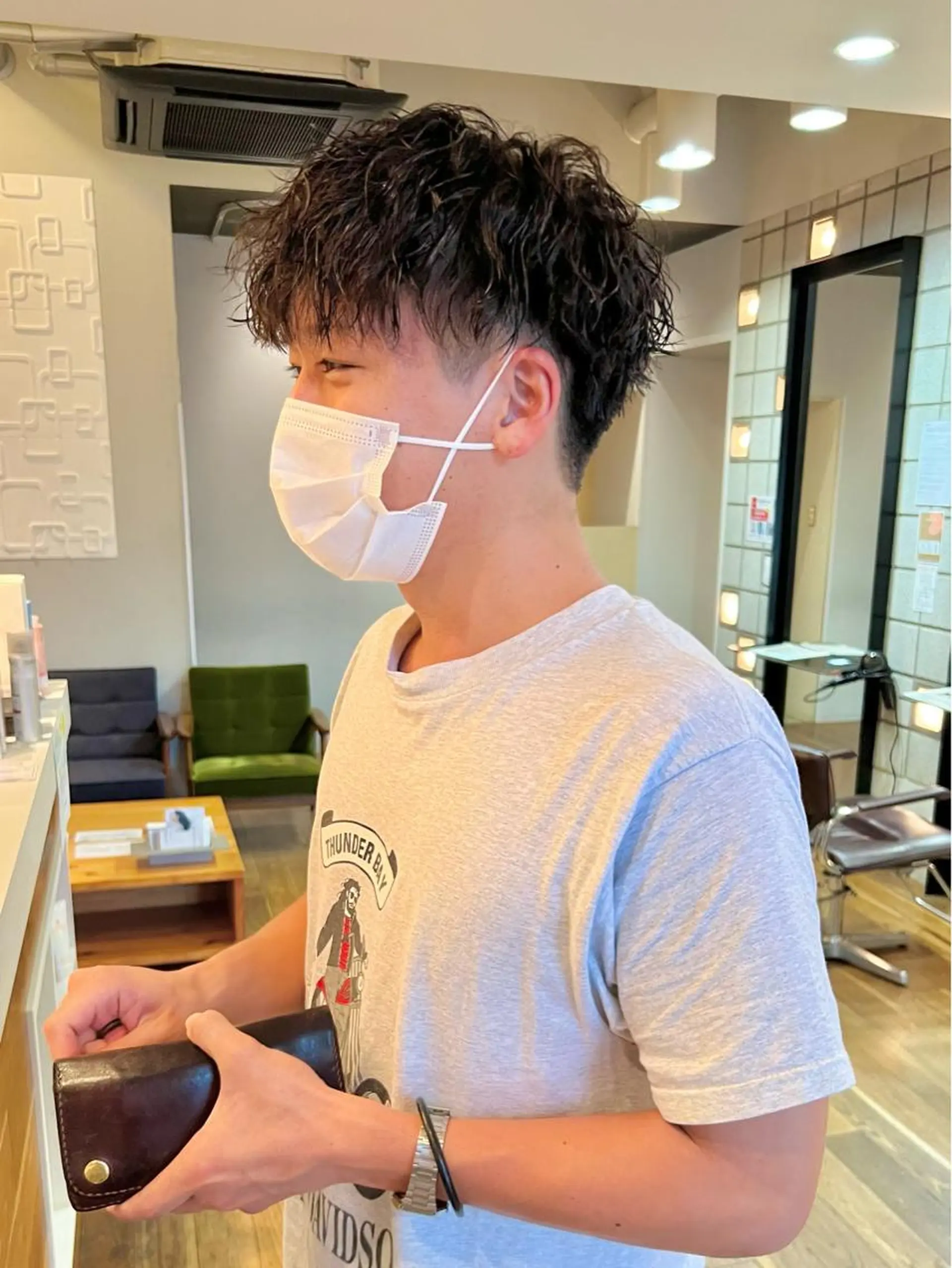 パーマ メンズ メンズパーマ ツイストスパイラルパーマ スパイラルパーマ カット ヘアカラー メンズパーマ/フェ ザーパーマ/古川晴輝のヘアスタイル