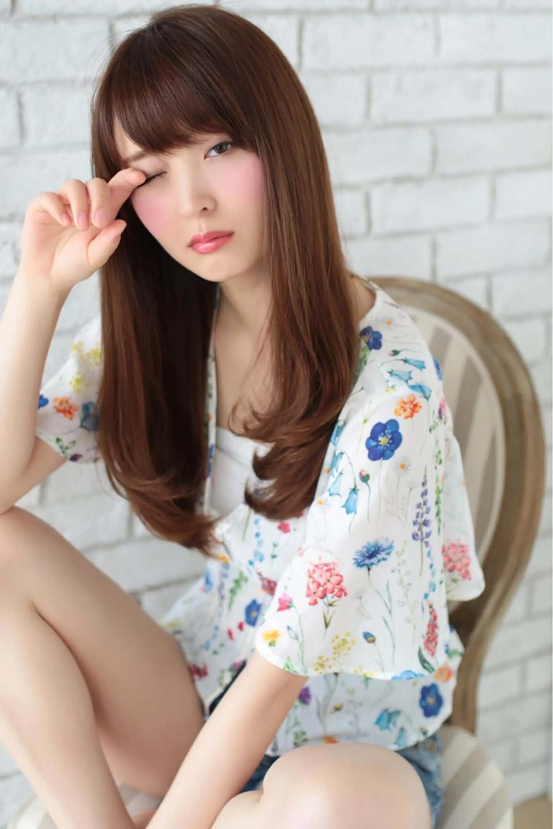 セミロング 小顔カット/レイヤー 【WiLL】加藤のヘアスタイル