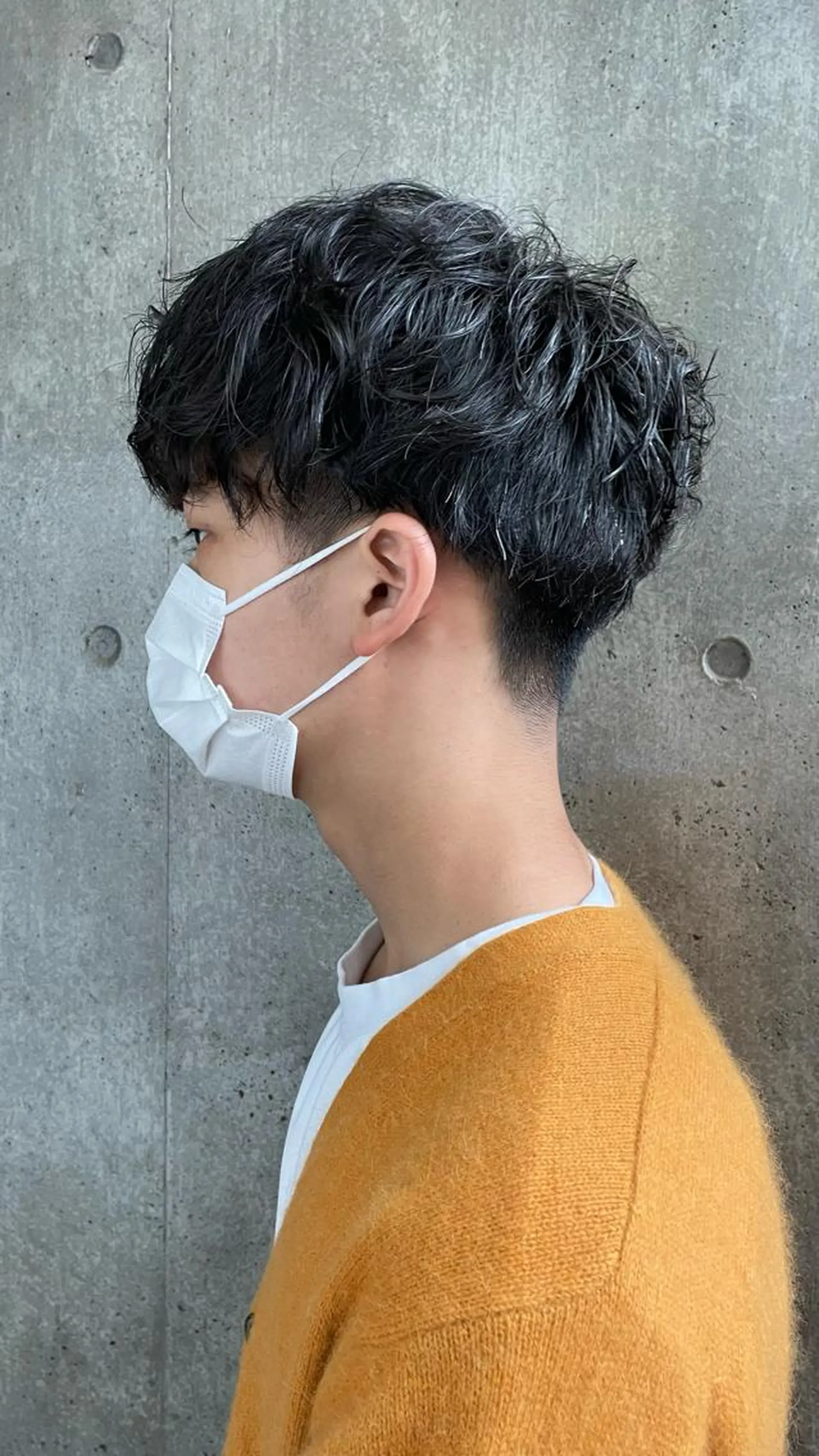 パーマ メンズ もりたみかこ 美容師お休み中のヘアスタイル