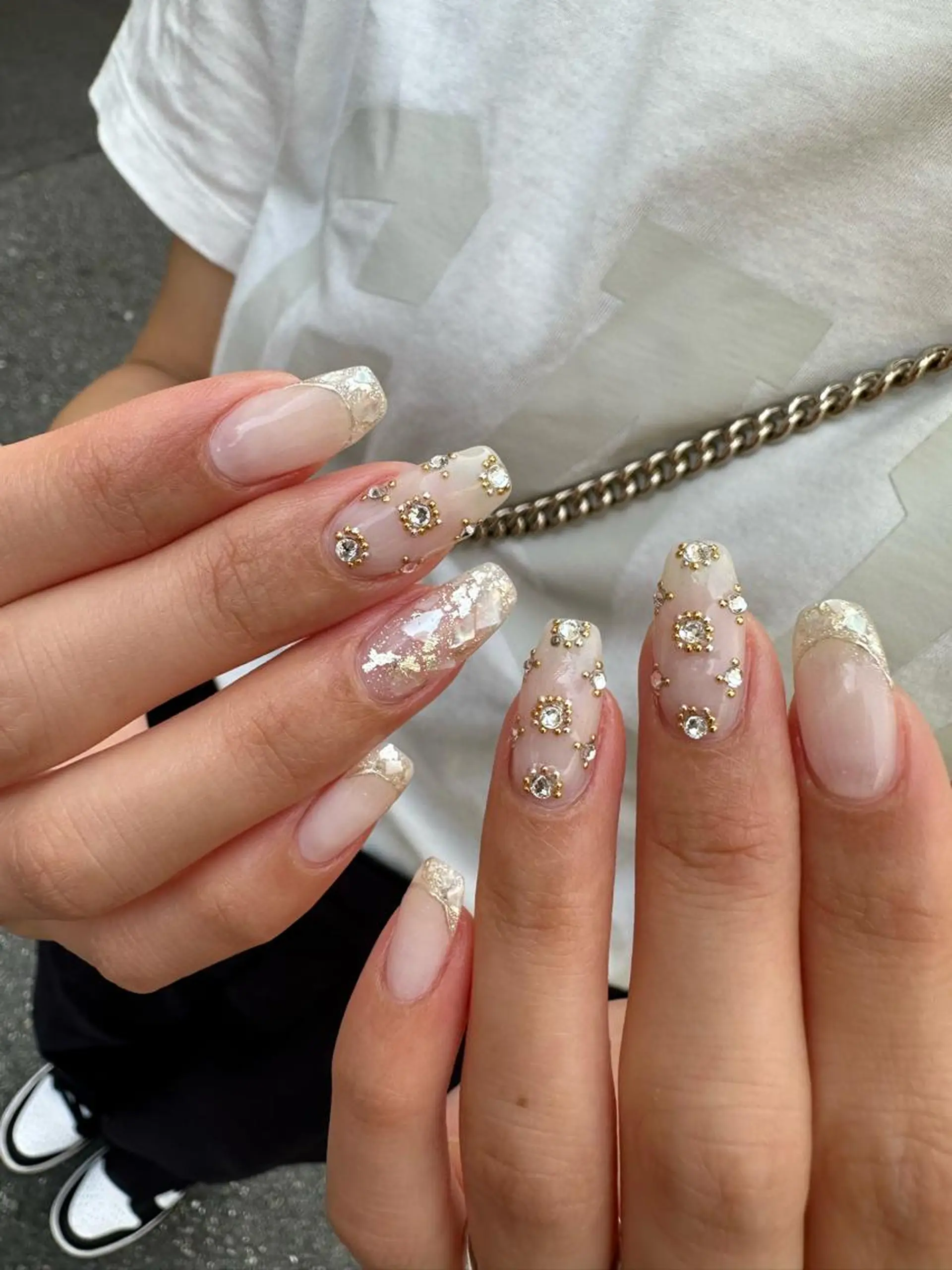 ロング カラー ヘアアレンジ キッズ ネイル マツエク・マツパ アイブロウ 福田 加奈のネイルデザイン