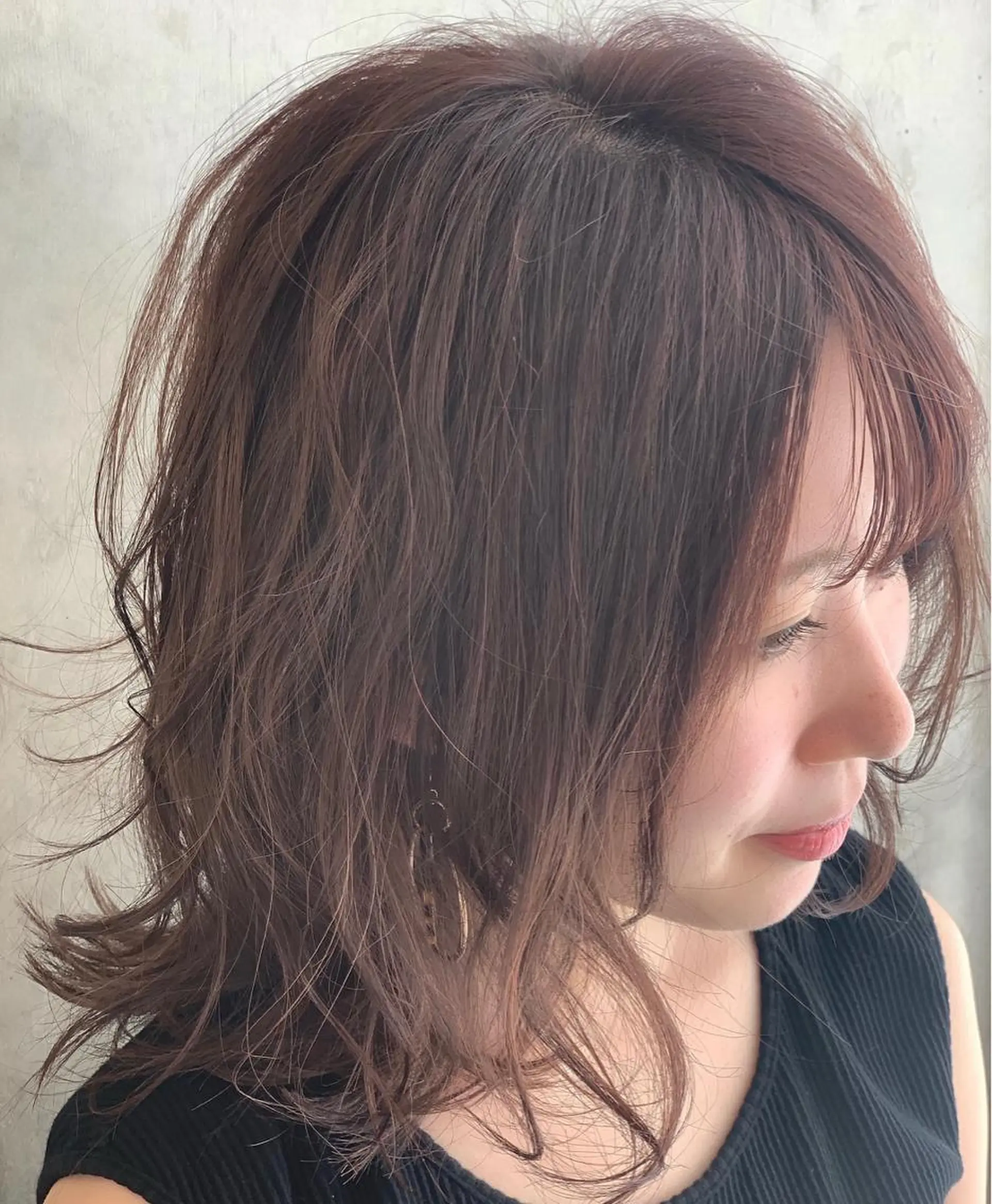 ミディアム カラー ✨縮毛矯正/髪質改善 錦糸町/松坂拓馬のヘアスタイル