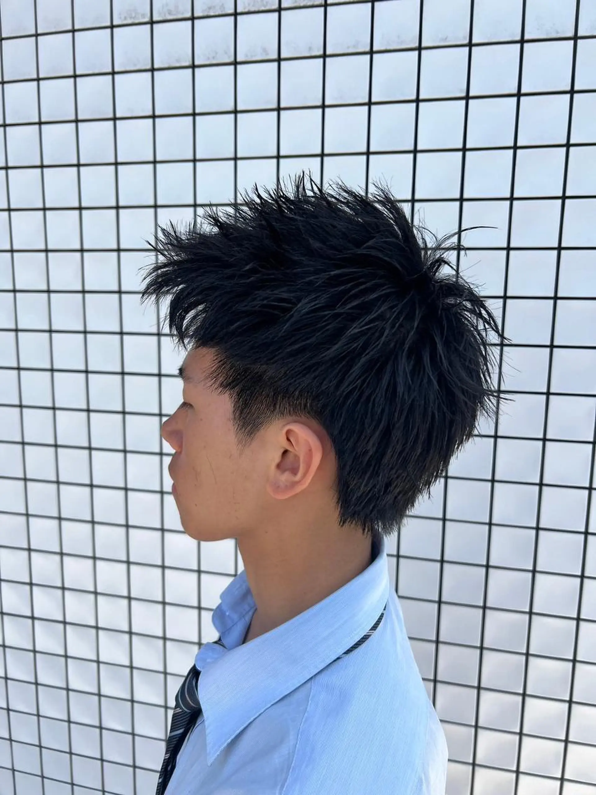 カラー メンズ パーマ フェードカット メンズパーマ ツーブロック 髪質改善 ✨メンズカット海老名 No.1/上田琉翔✨のヘアスタイル