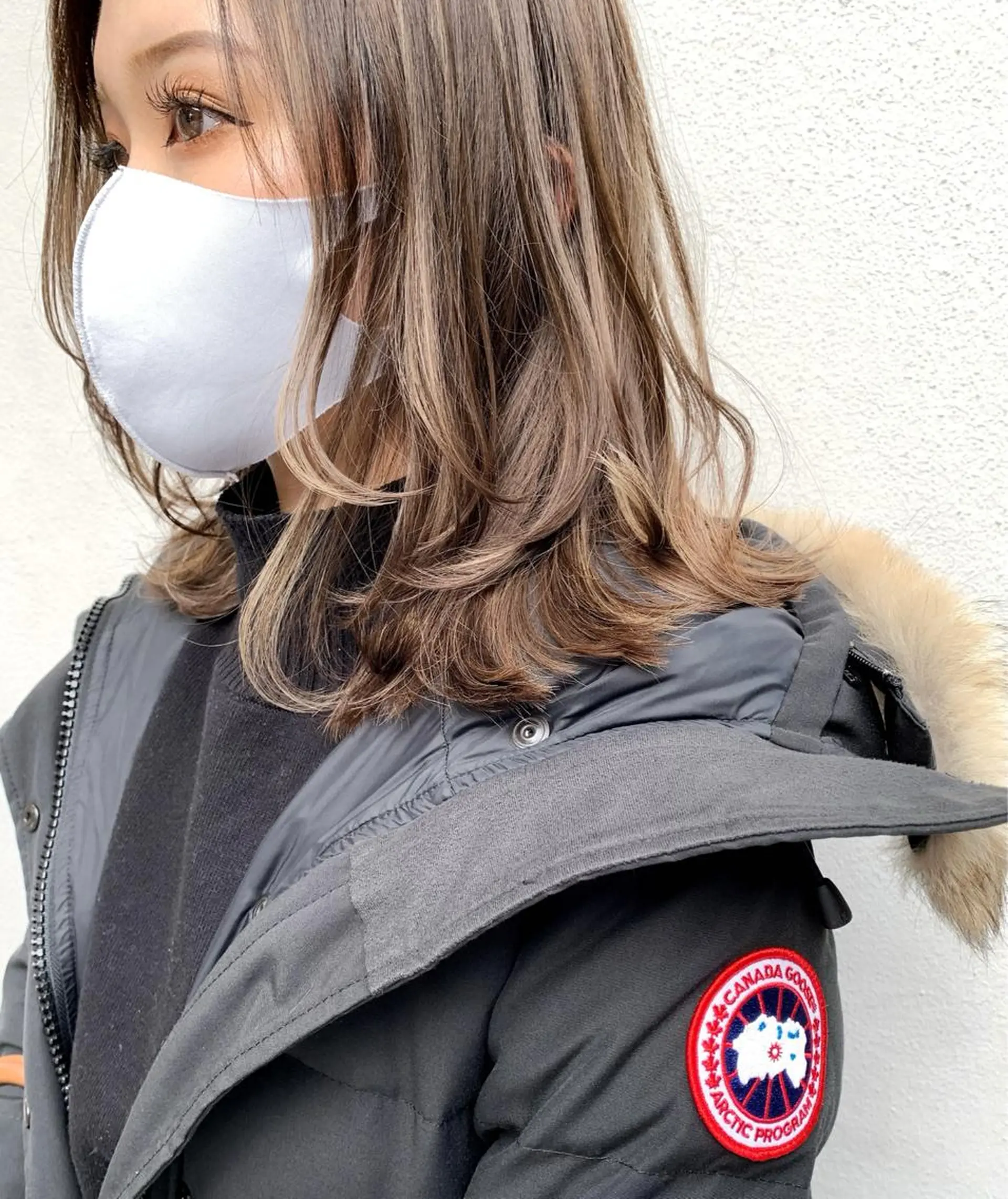 ミディアム カラー ミディアムレイヤー ハイライトカラー ハイライト レイヤーカット カット ヘアカラー トリートメント 樫原裕二/レイヤー カット/透明感カラーのヘアスタイル