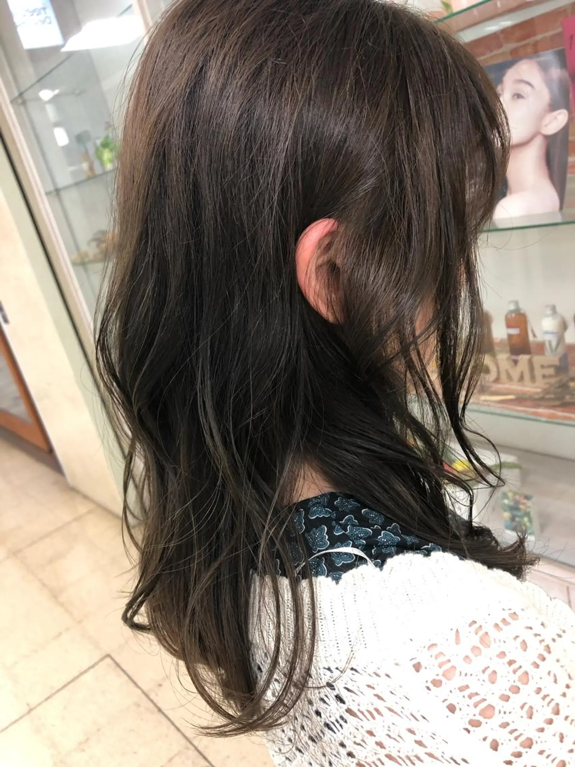 ミディアム パーマ 菅村 勇亮のヘアスタイル