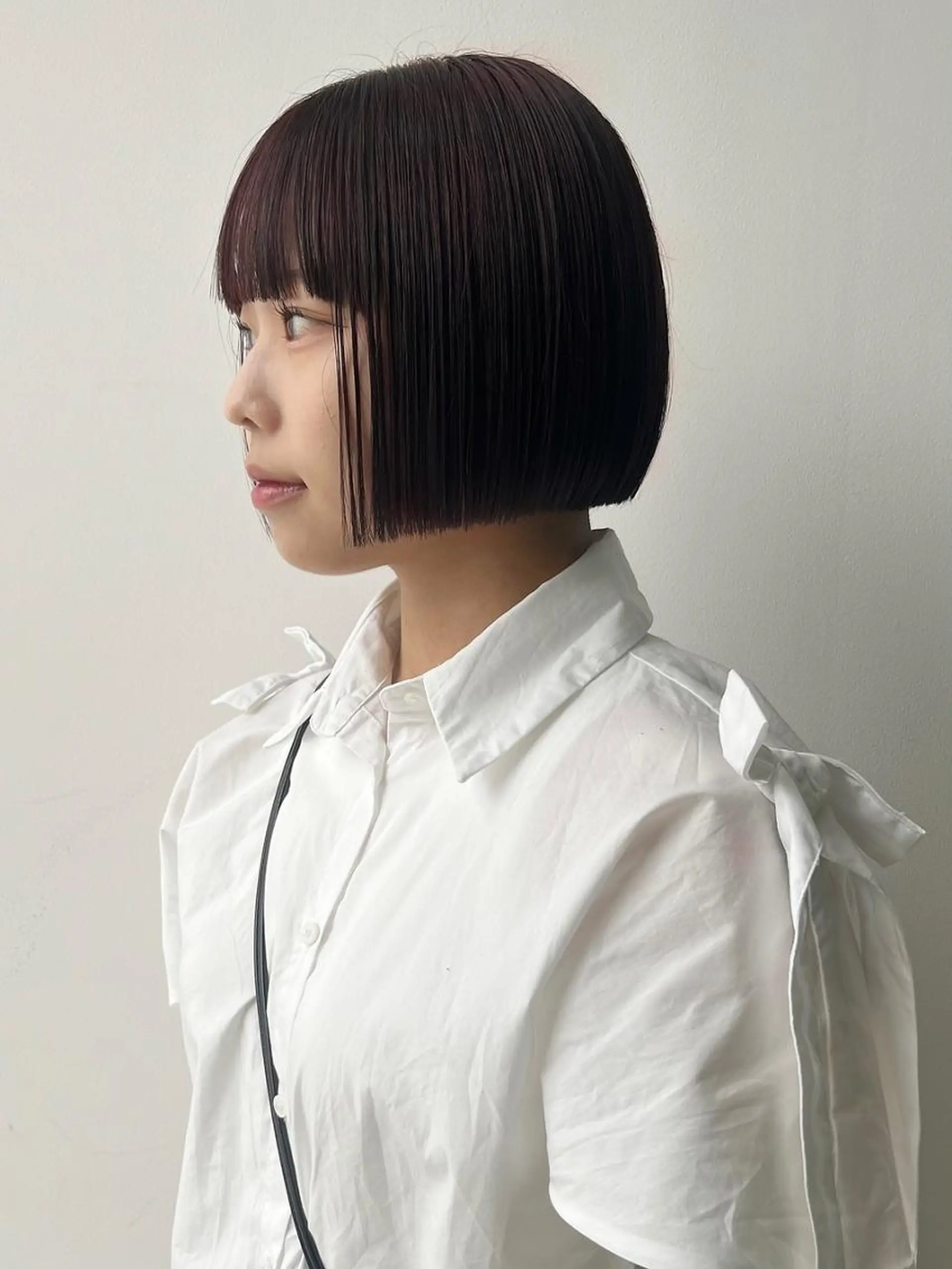 ショート カット ヘアカラー momoca/松本/ 暖色カラー/ボブのヘアスタイル