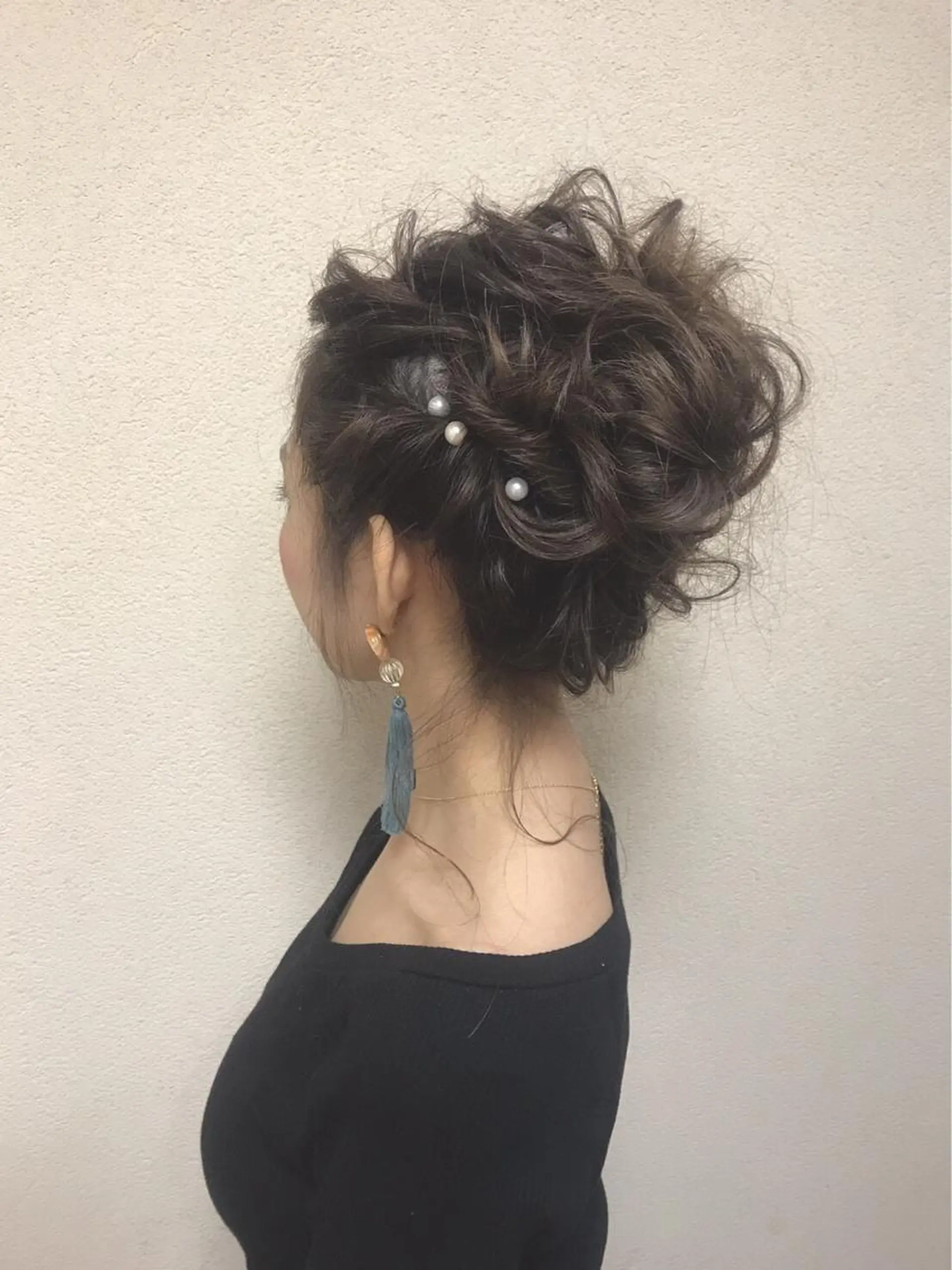 ヘアアレンジ 透明感カラー・ 髪質改善🩵イケダのヘアスタイル