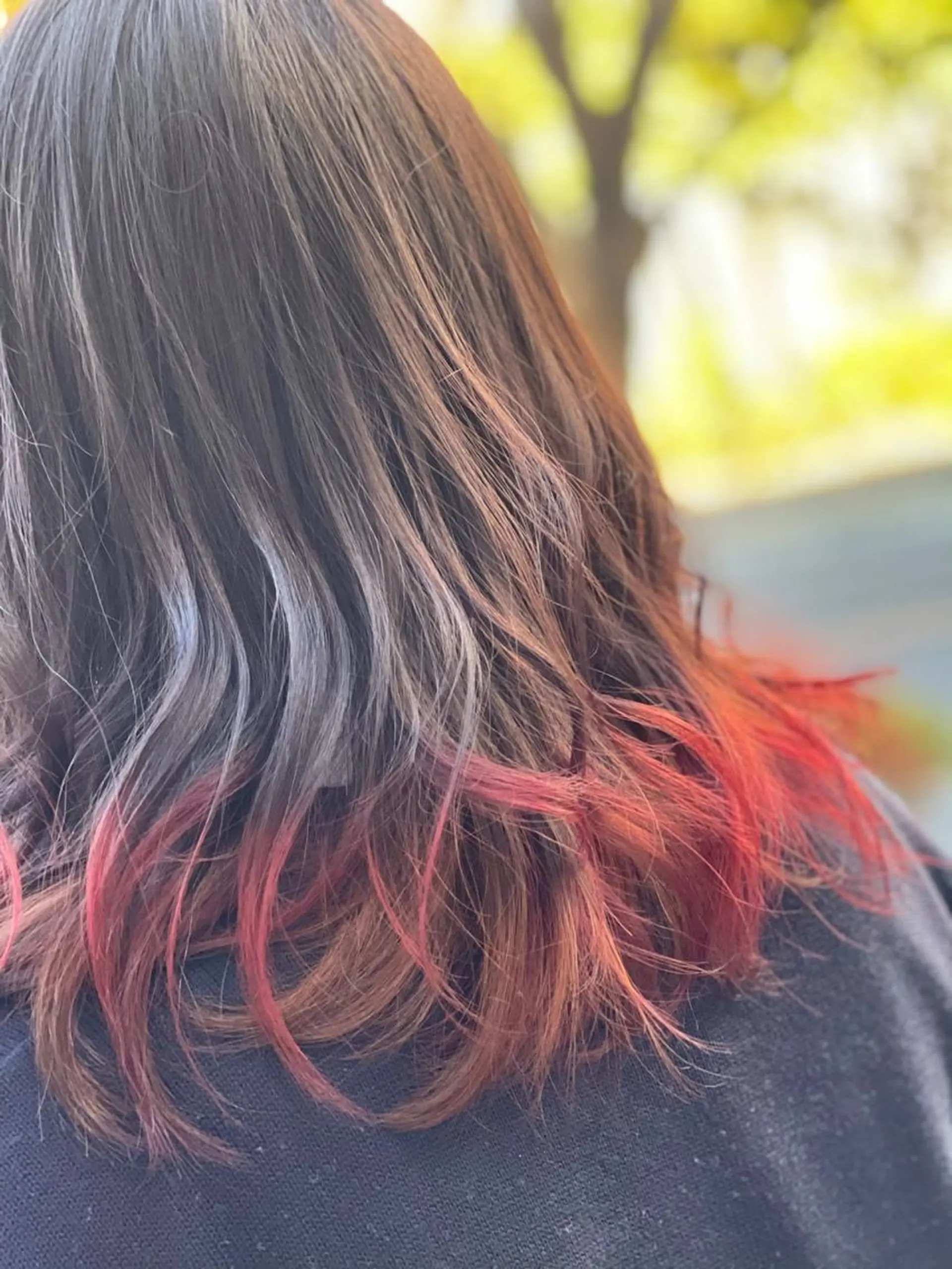 セミロング カラー 大林 千尋のヘアスタイル