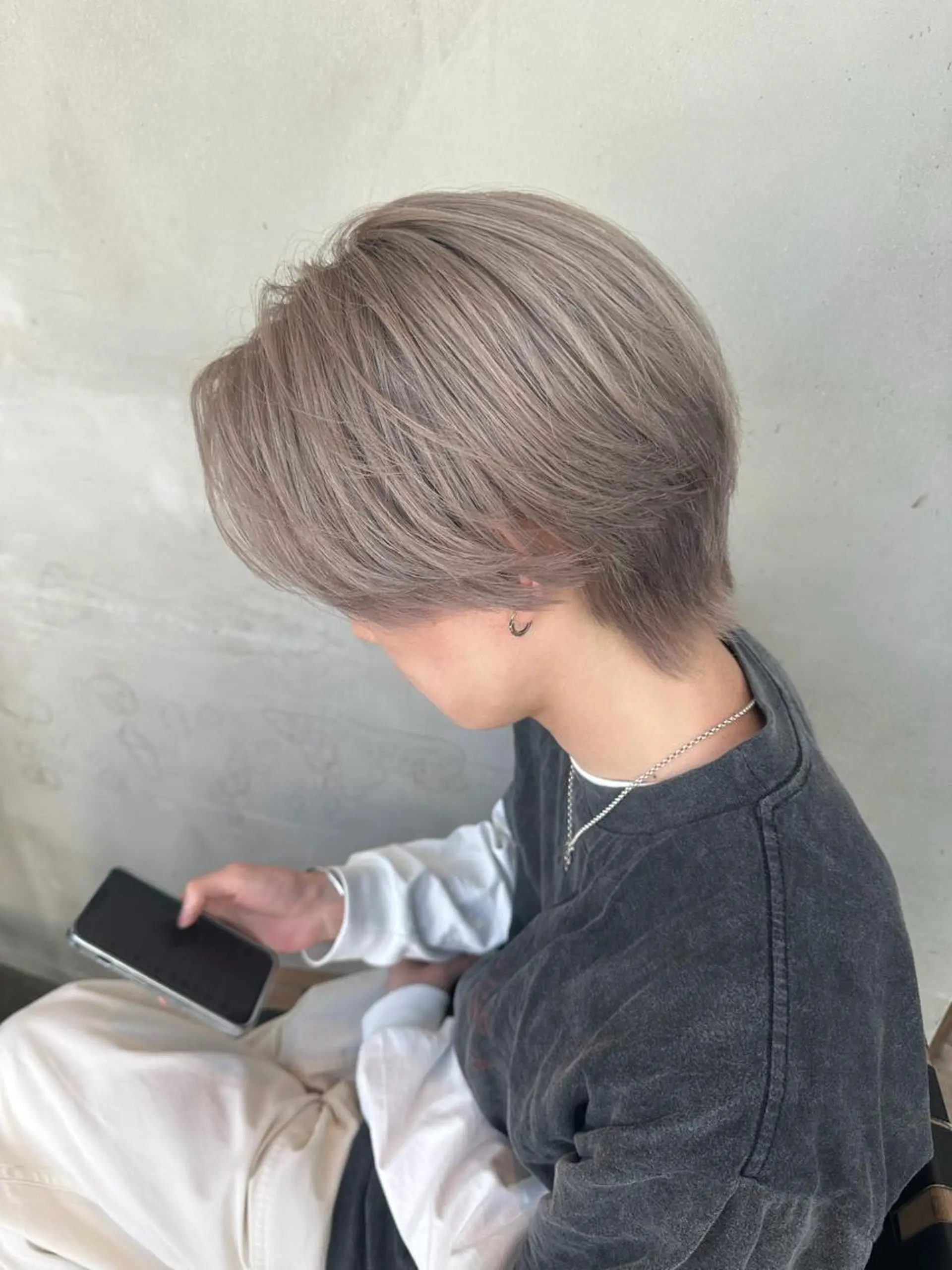 ミディアム カラー メンズ ヘアカラー トリートメント 渋谷/メンズ特化/ 女子ウケ/FUKAのヘアスタイル