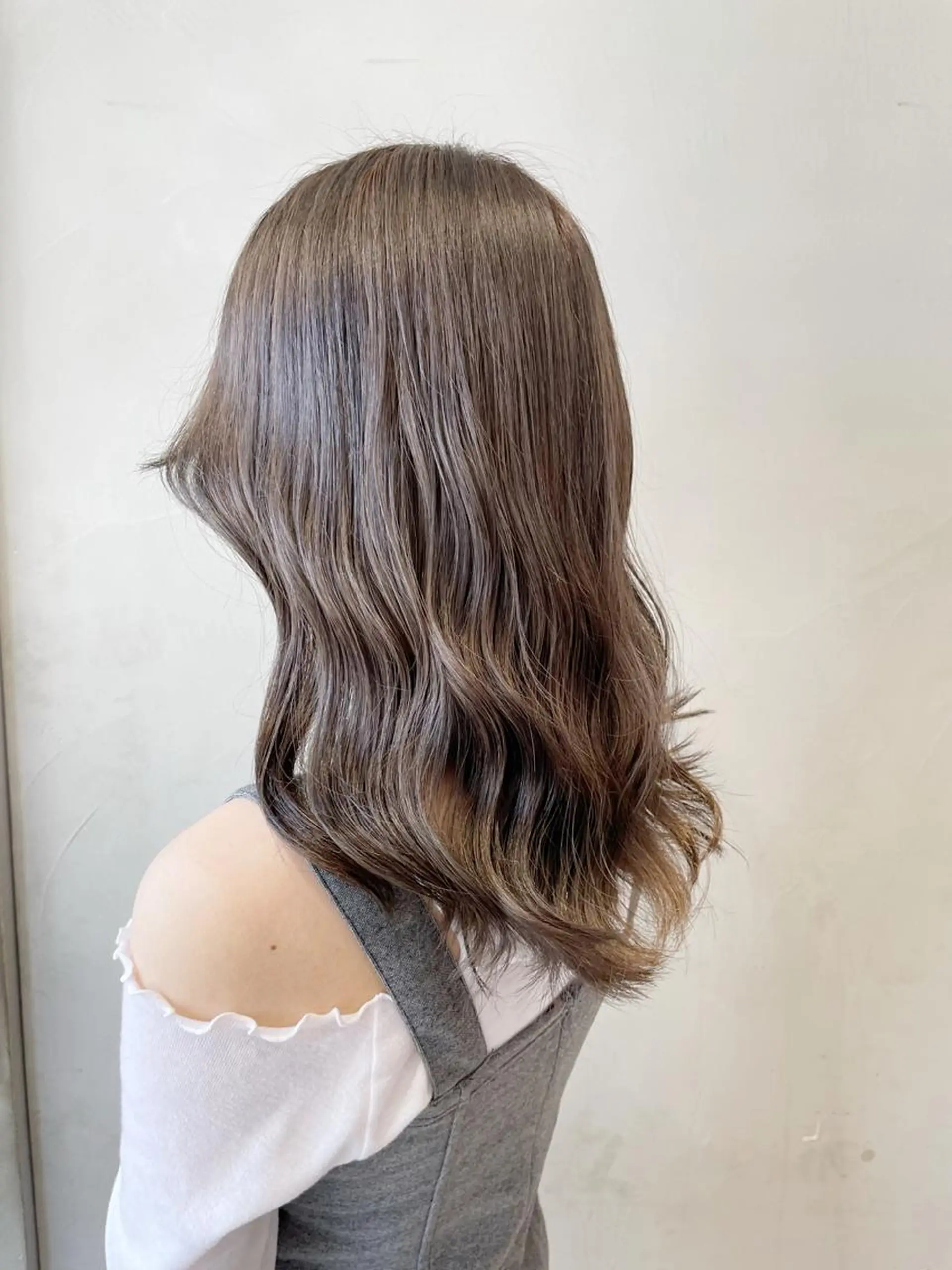 セミロング カラー ヘアアレンジ 艶髪/レイヤーカット 🐣misakiのヘアスタイル