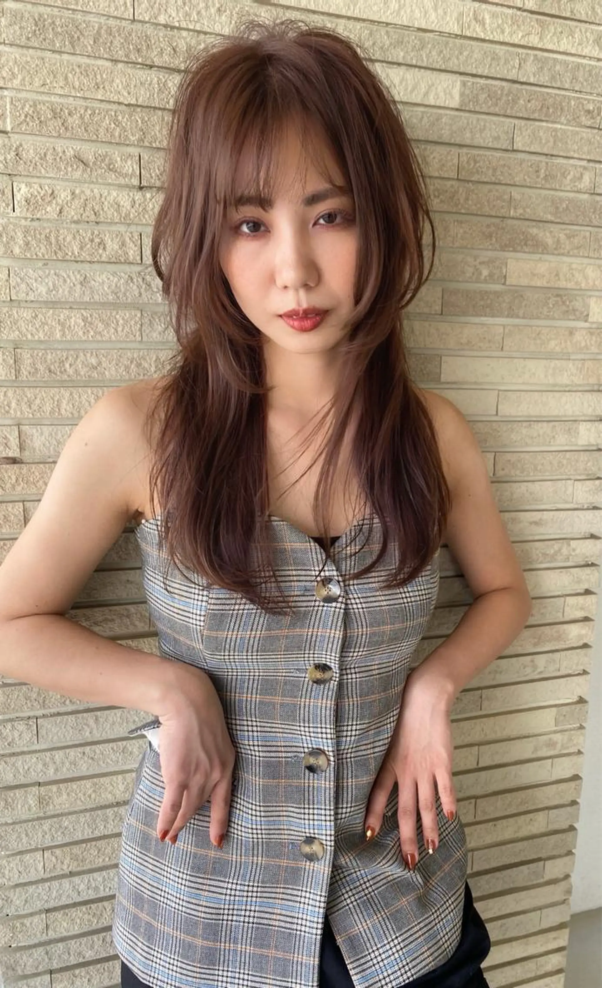 ミディアム カラー イルミナカラー カット ヘアカラー トリートメント grand juteのヘアスタイル