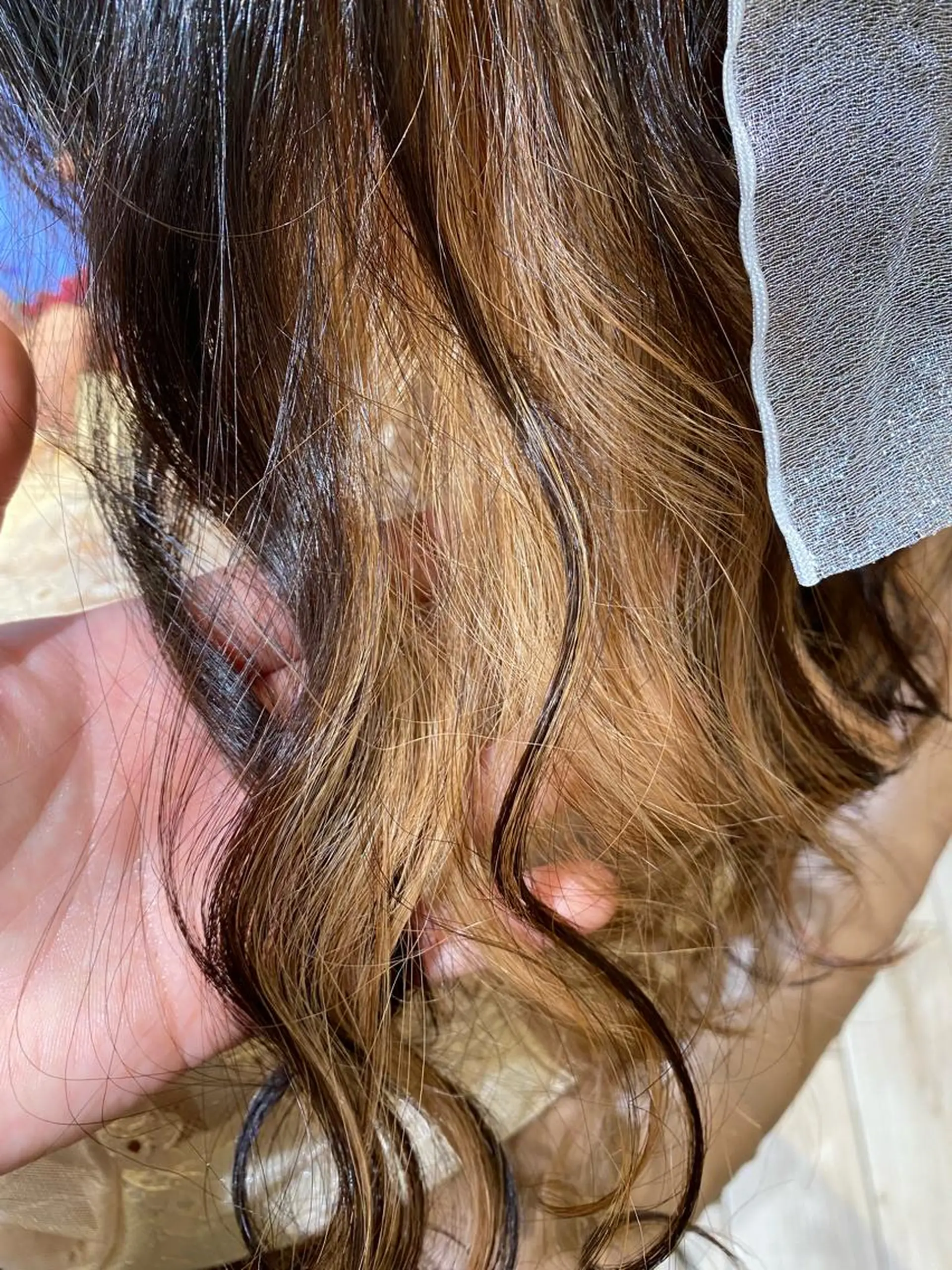 カラー BiBi 藤野あゆみのヘアスタイル