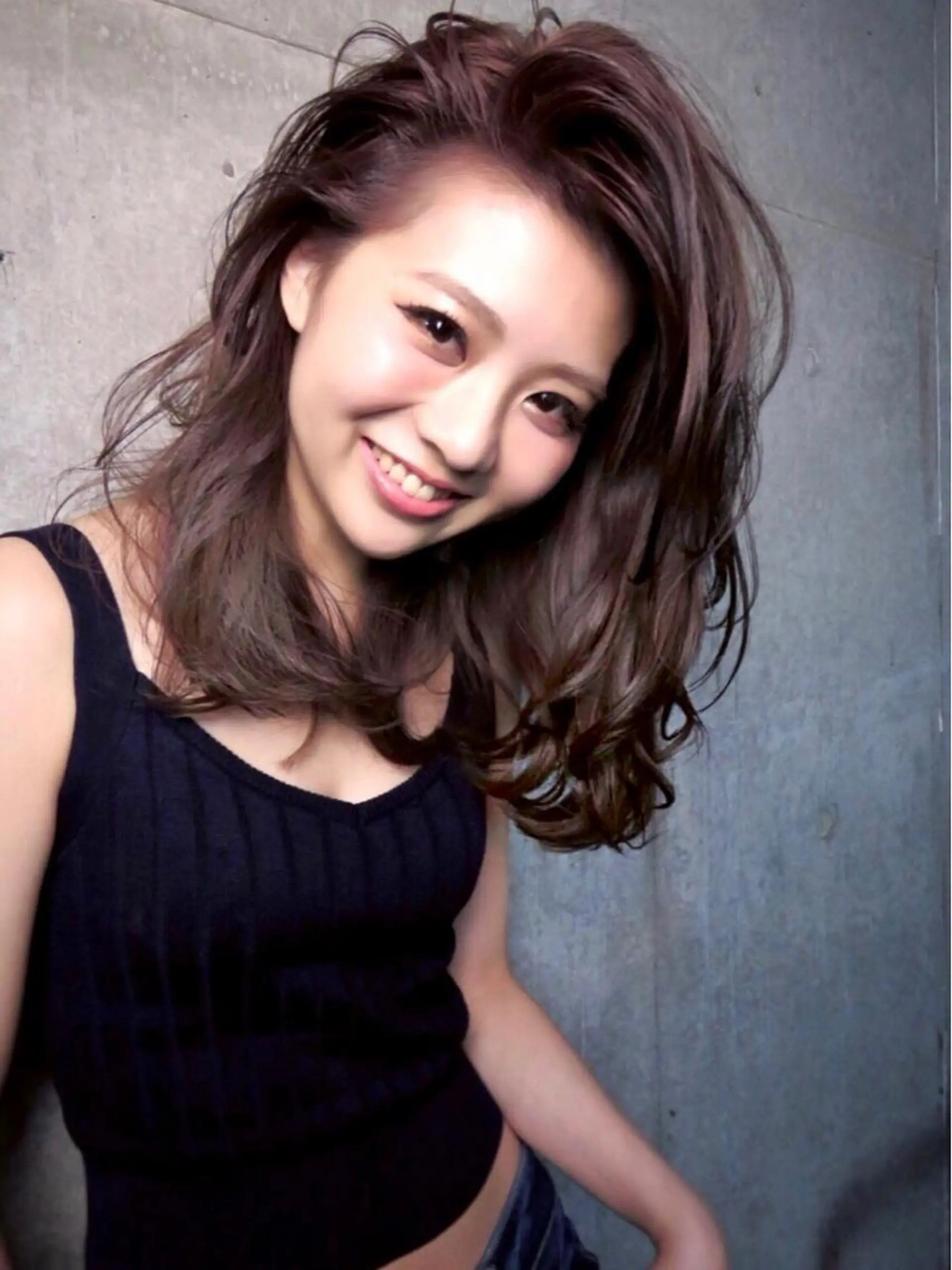 ミディアム 斉藤 潤一のヘアスタイル