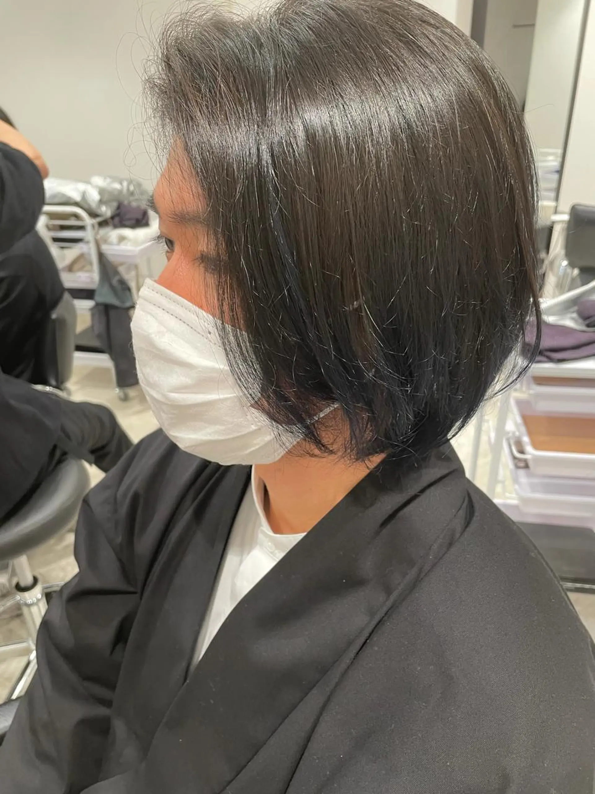 ショート カラー パーマ ヘアアレンジ メンズ パーソナルカラー合わ せたカラー🤍なつみのヘアスタイル