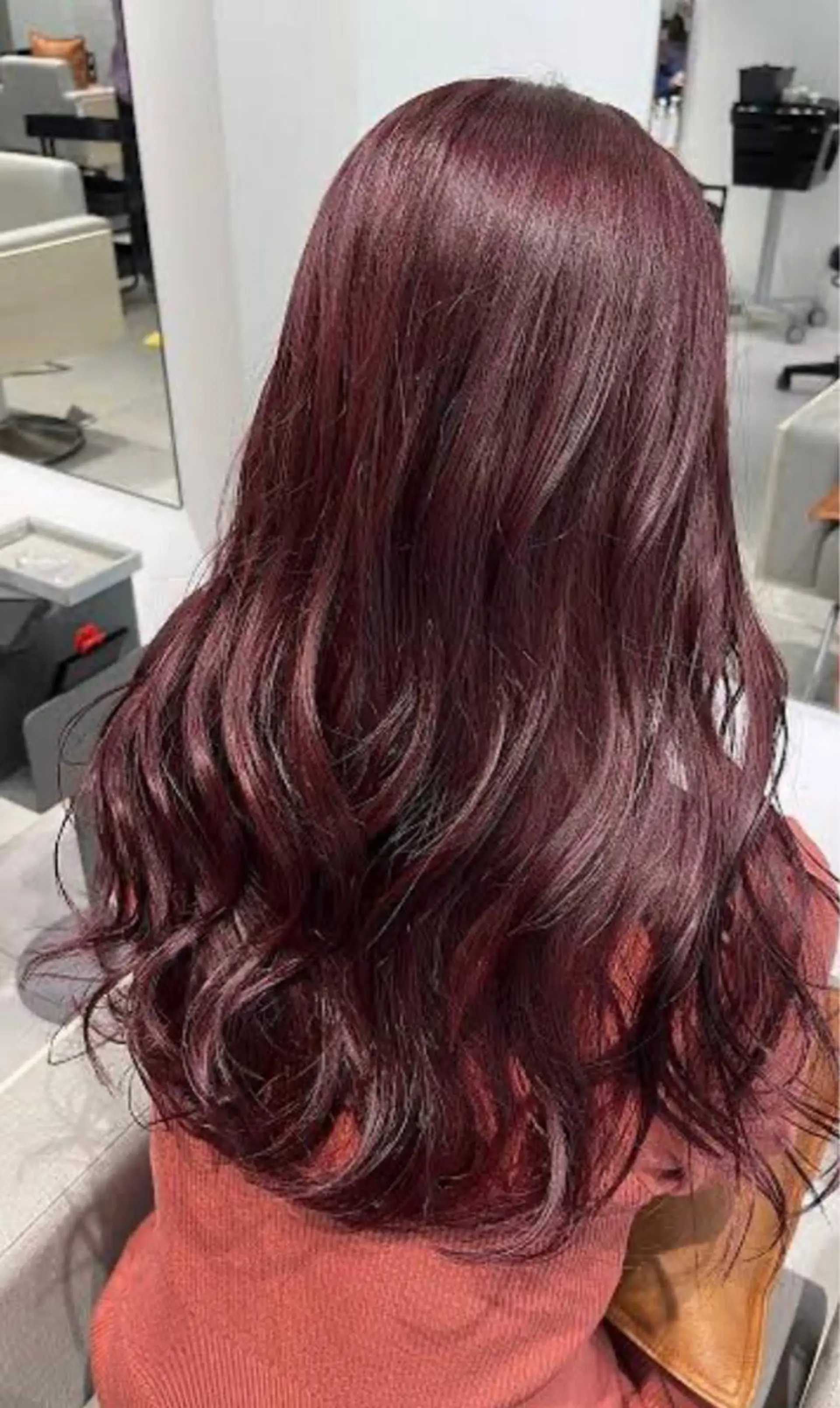 ロング カラー ヘアカラー 似合わせボブ 中西晴香のヘアスタイル