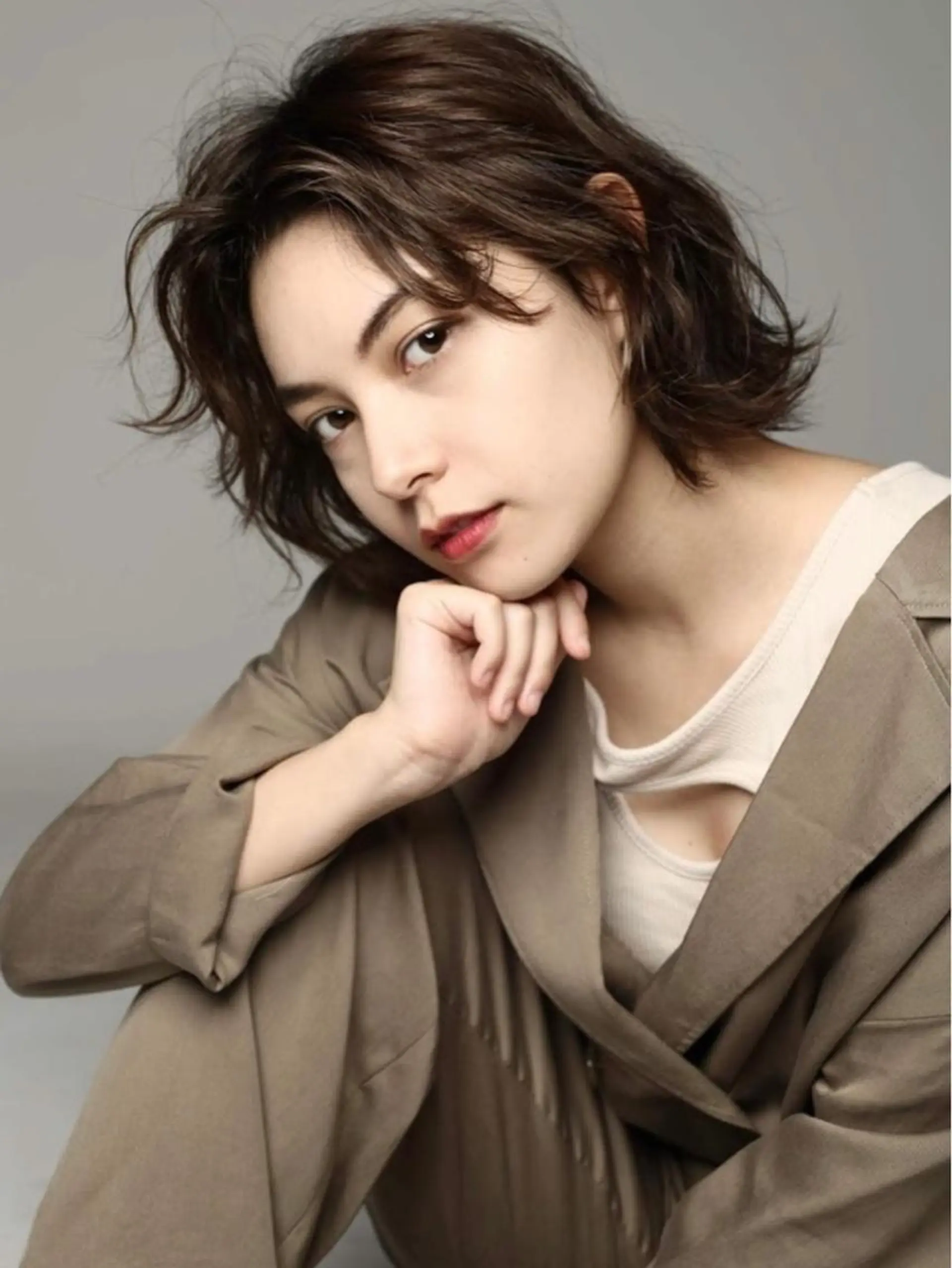 ミディアム ヘアカラー 【縮毛矯正・艶髪】 髪質改善　橋本🌟のヘアスタイル