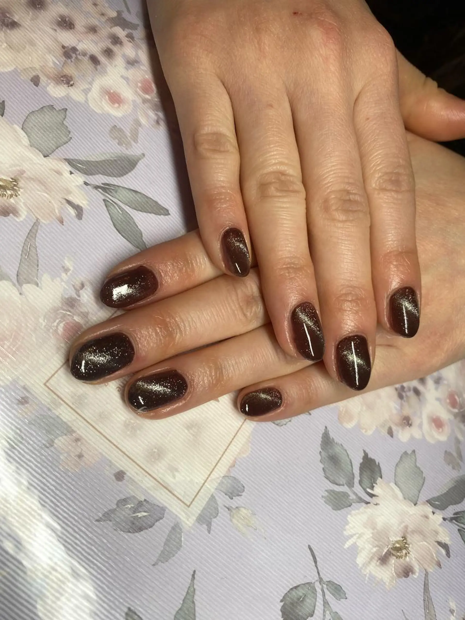 ネイル ブラウン ハンドネイル Chandra nail&tarotのネイルデザイン