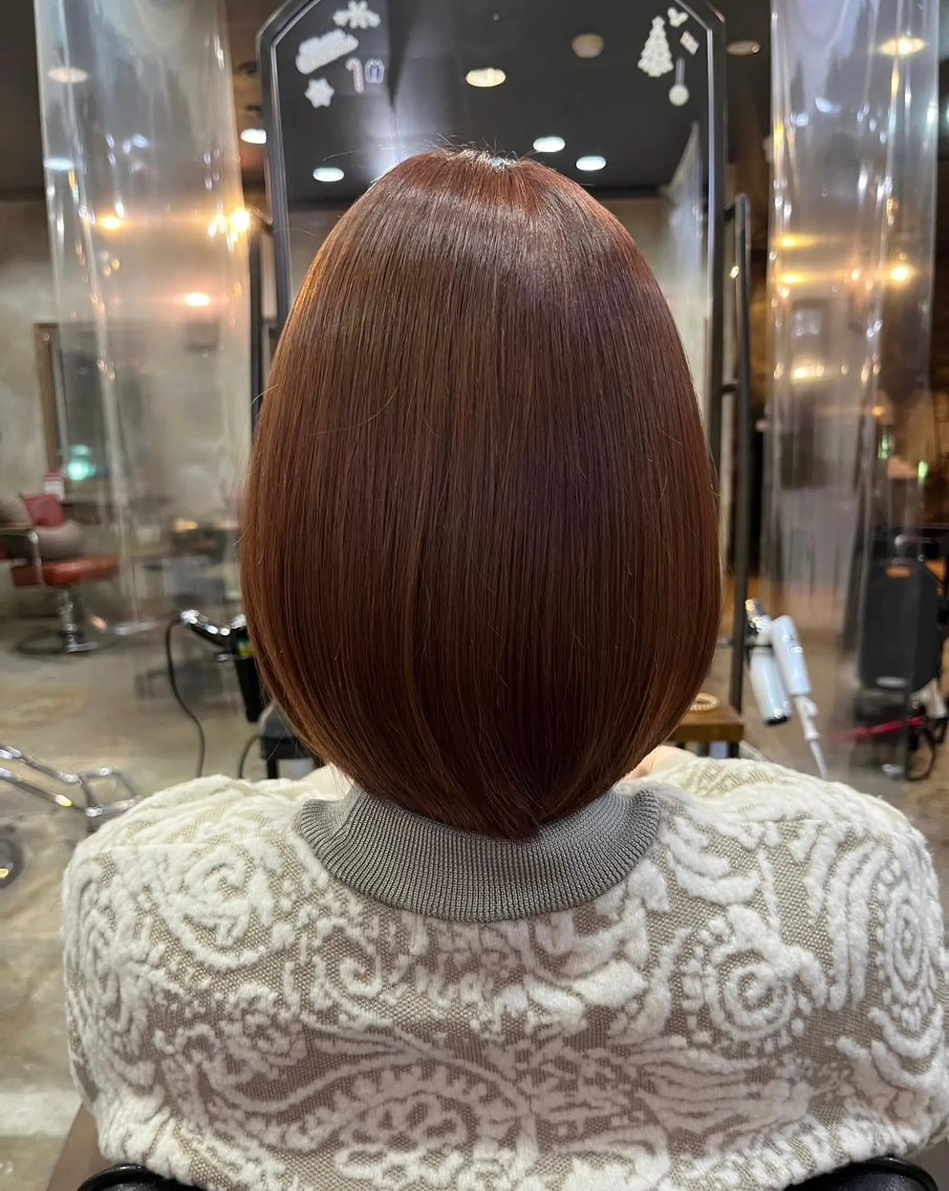 ロング カラー パーマ アディクシーカラー アッシュ バレイヤージュ ミストバング ブリーチ 初めでも安心🌟 newi町田✂のヘアスタイル
