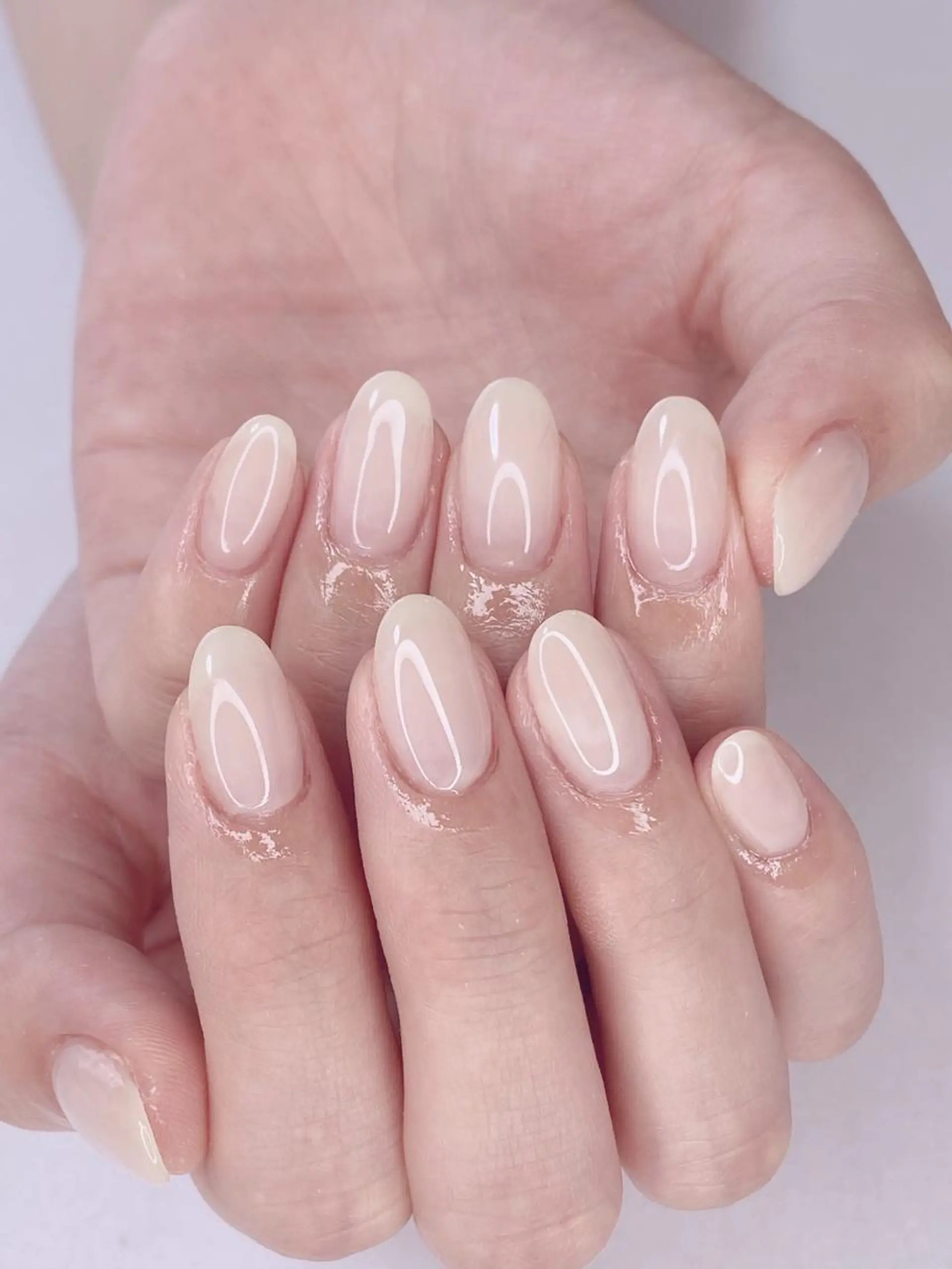 ネイル アートネイル オーロラネイル チークネイル 桜ネイル クリアネイル Ｎail Ｓalon ertiのネイルデザイン