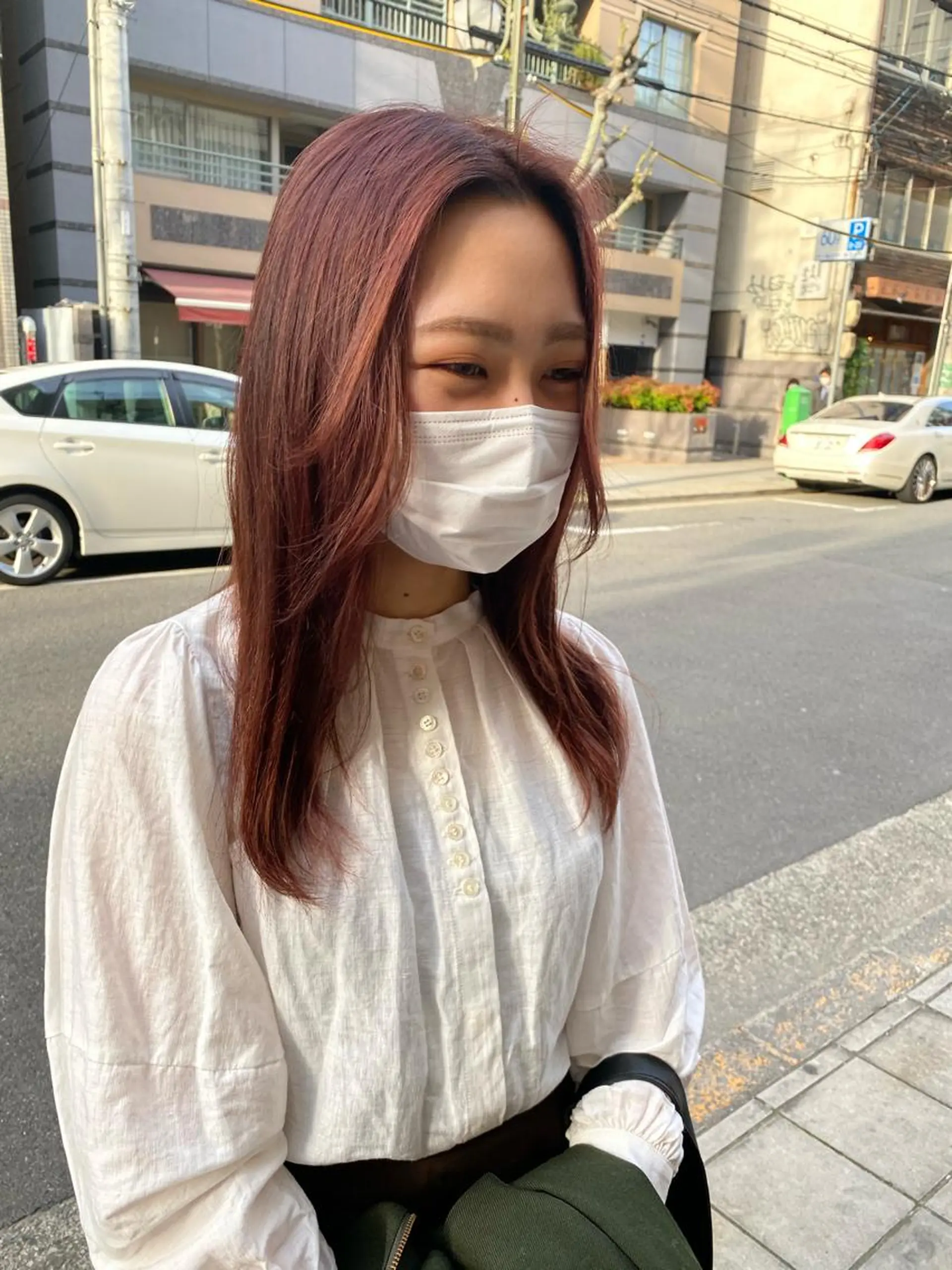 ロング カラー ヘアアレンジ 韓国好き🇰🇷 美容師MIKUのヘアスタイル