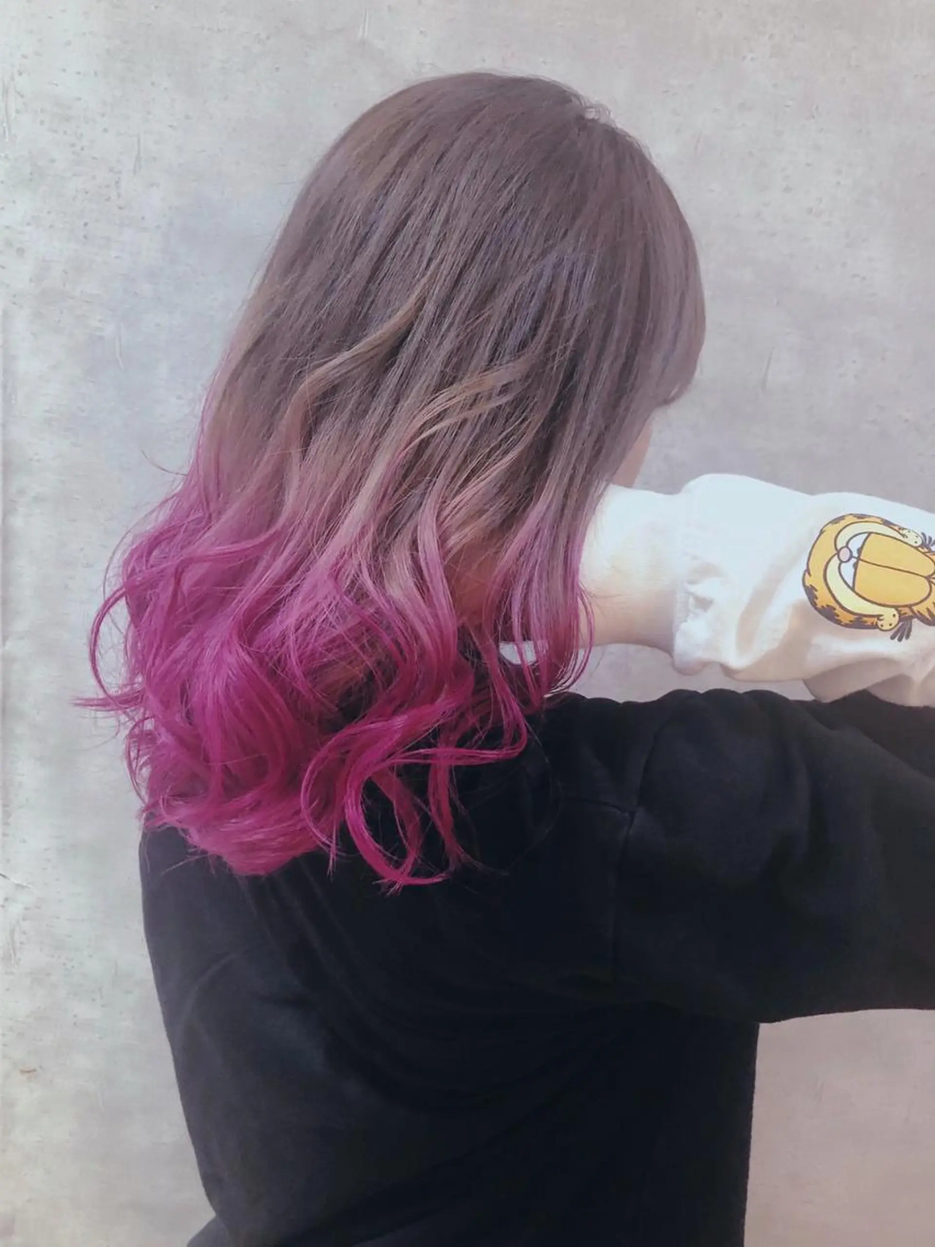 セミロング カラー MOU namba ムウナンバのヘアスタイル