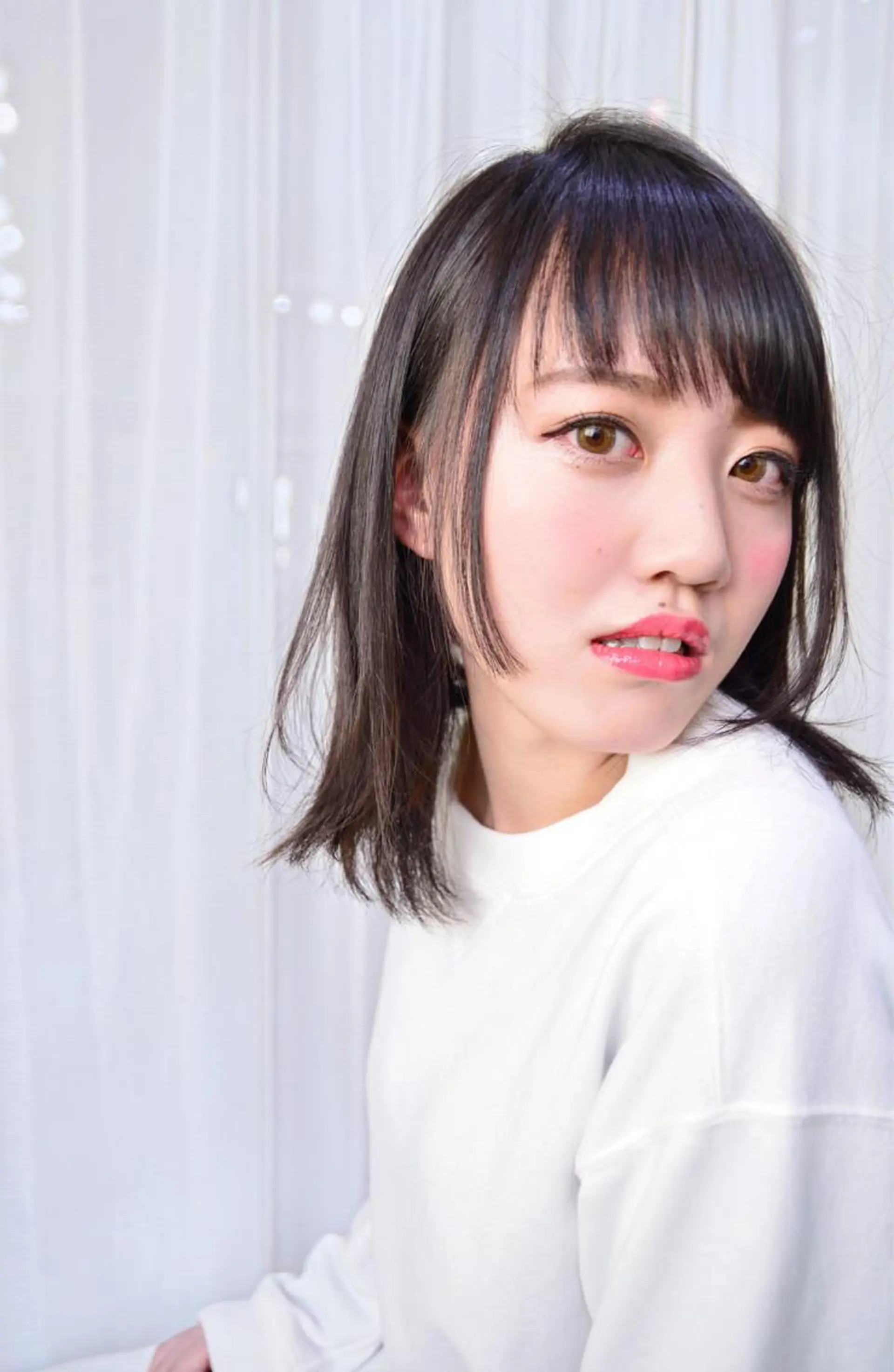 ミディアム 花井 啓好のヘアスタイル