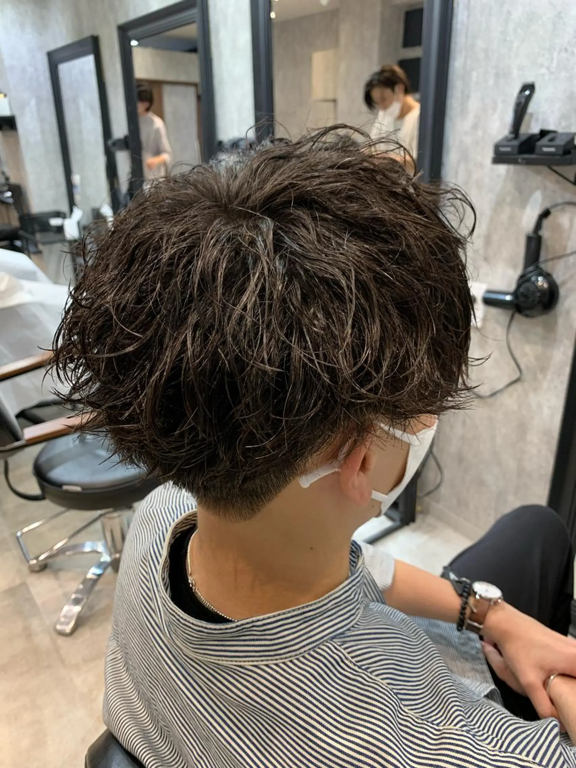 ショート パーマ メンズ メンズパーマ スパイラルパーマ メンズ支持数No.1 👑リュウ👑のヘアスタイル