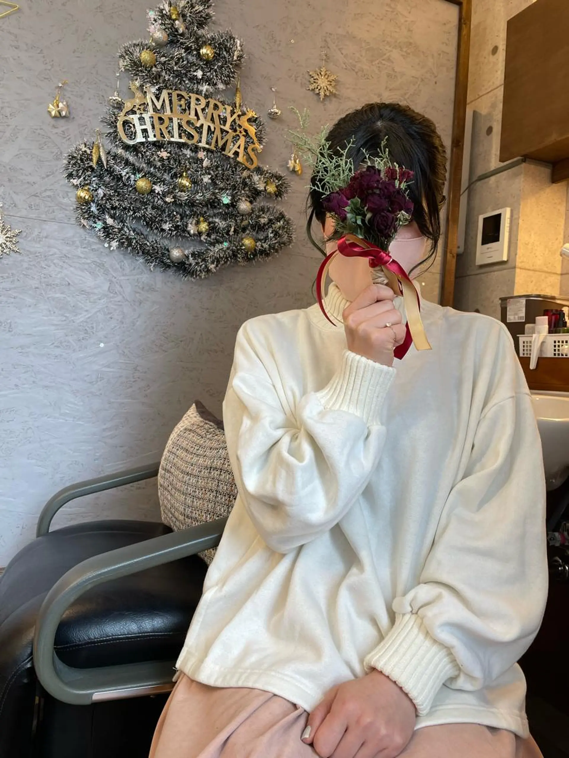 ミディアム ヘアアレンジ ヘアセット HempBeauty 浅野アサミのヘアスタイル