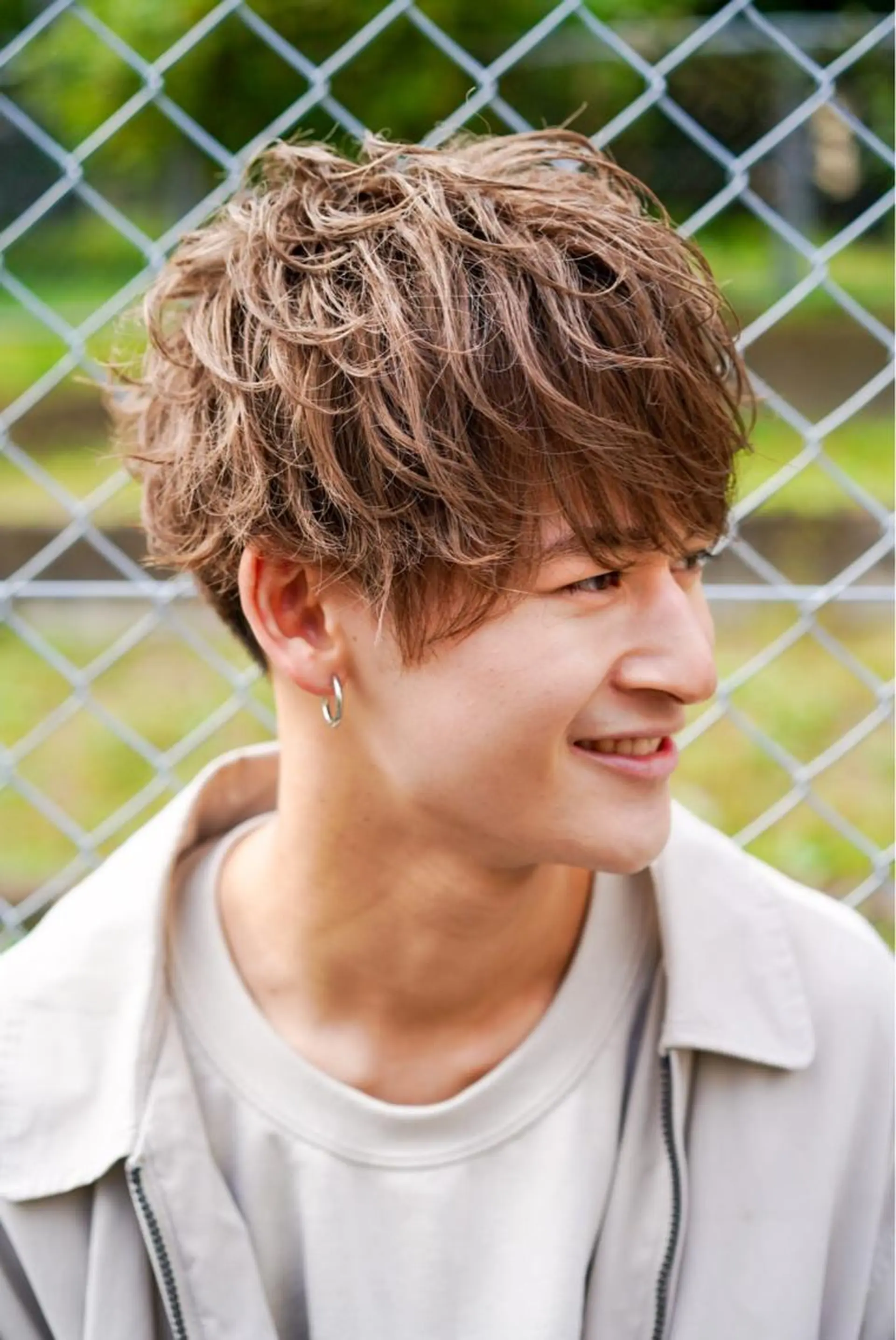 ショート カラー メンズ 津田 祐岐のヘアスタイル