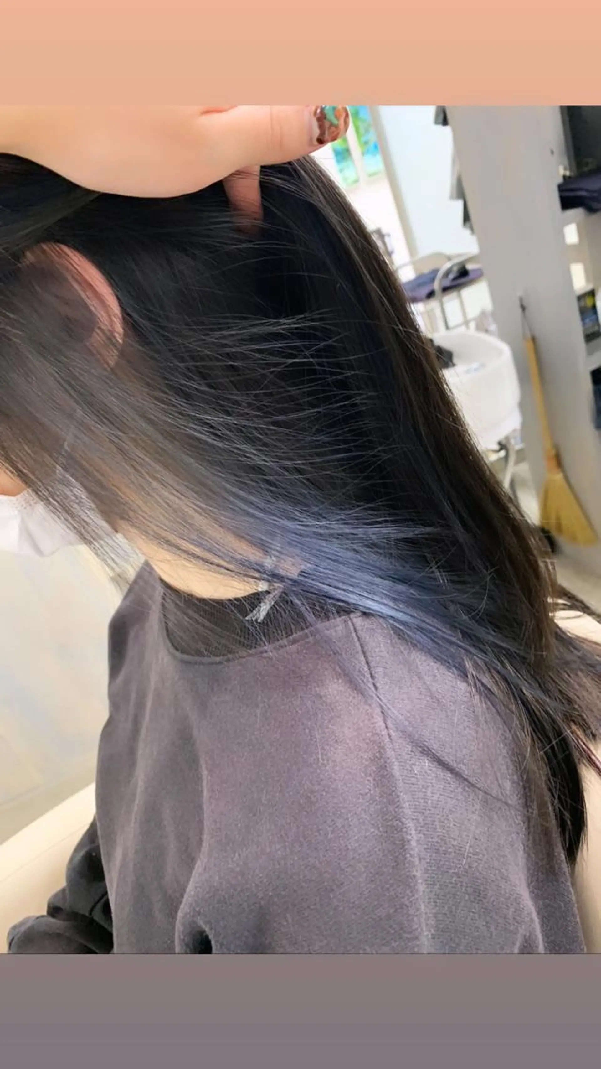 ミディアム 垢抜け 雰囲気アップ ふにゅう ののかのヘアスタイル