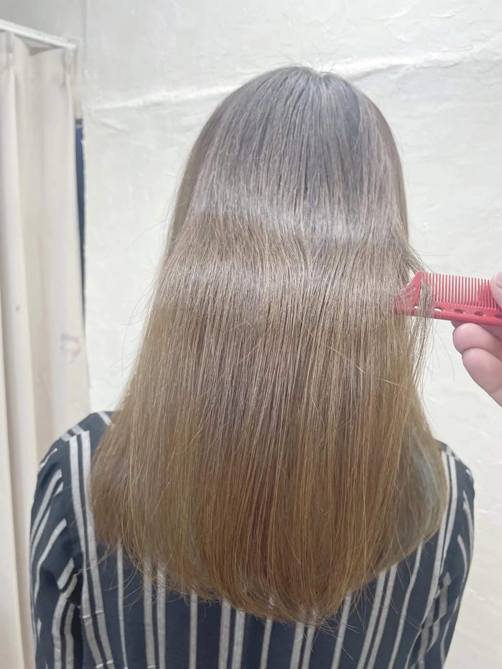 ロング カラー ケアブリーチ /髪質 改善/古橋圭史郎のヘアスタイル